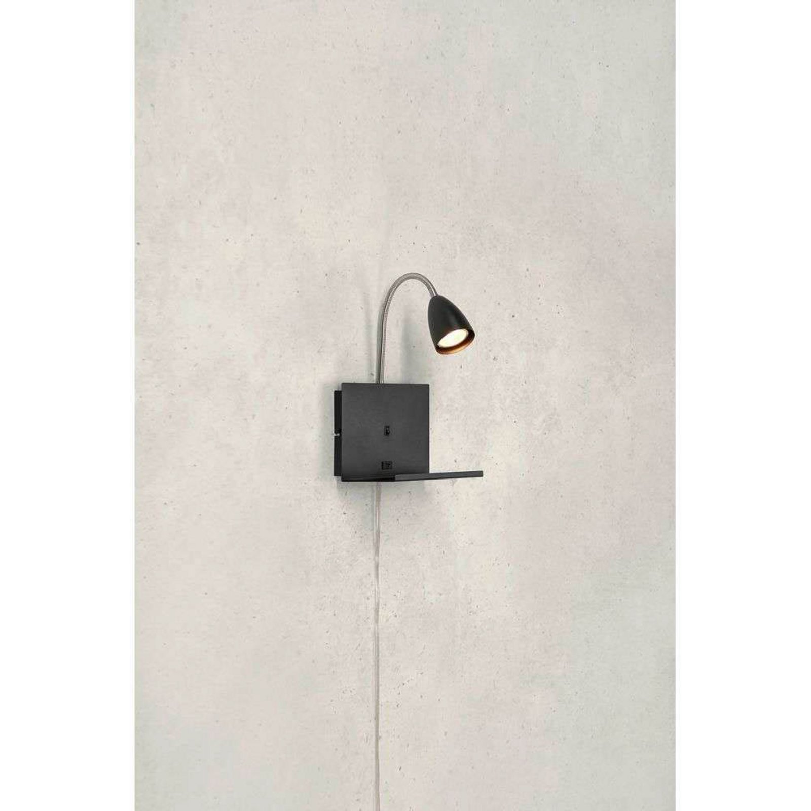 Cuarto Wandleuchte Black - Markslöjd