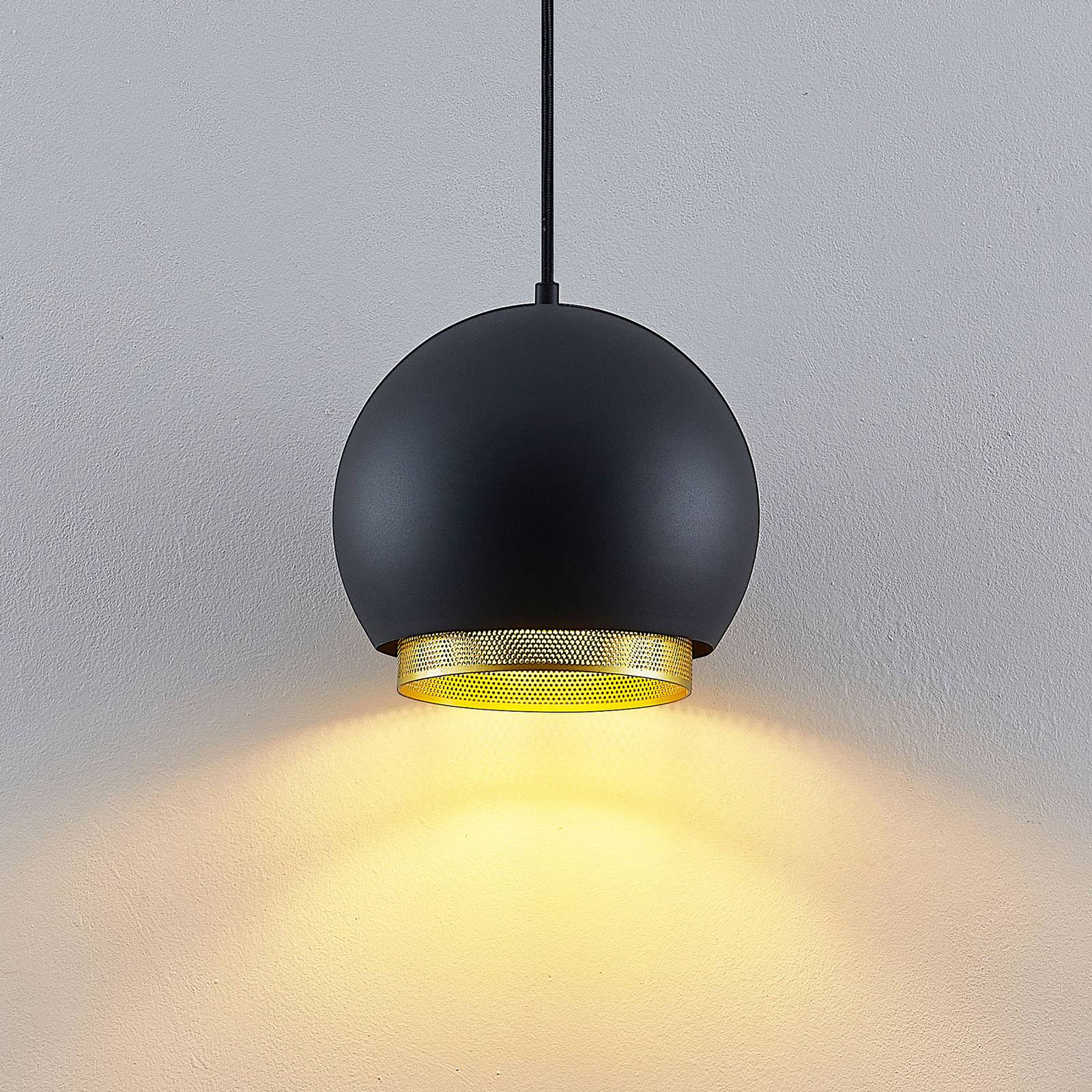 Lucande Sivanel lampa wisząca, 1-punktowa, 25 cm