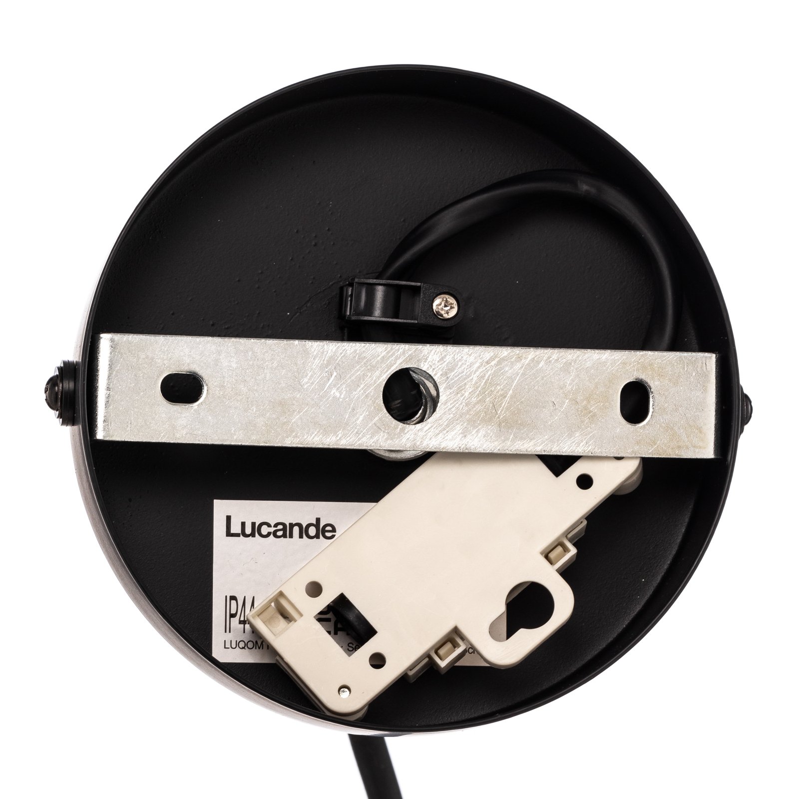 Lucande Solvindor vonkajšie závesné svietidlo, khaki, plast, IP44