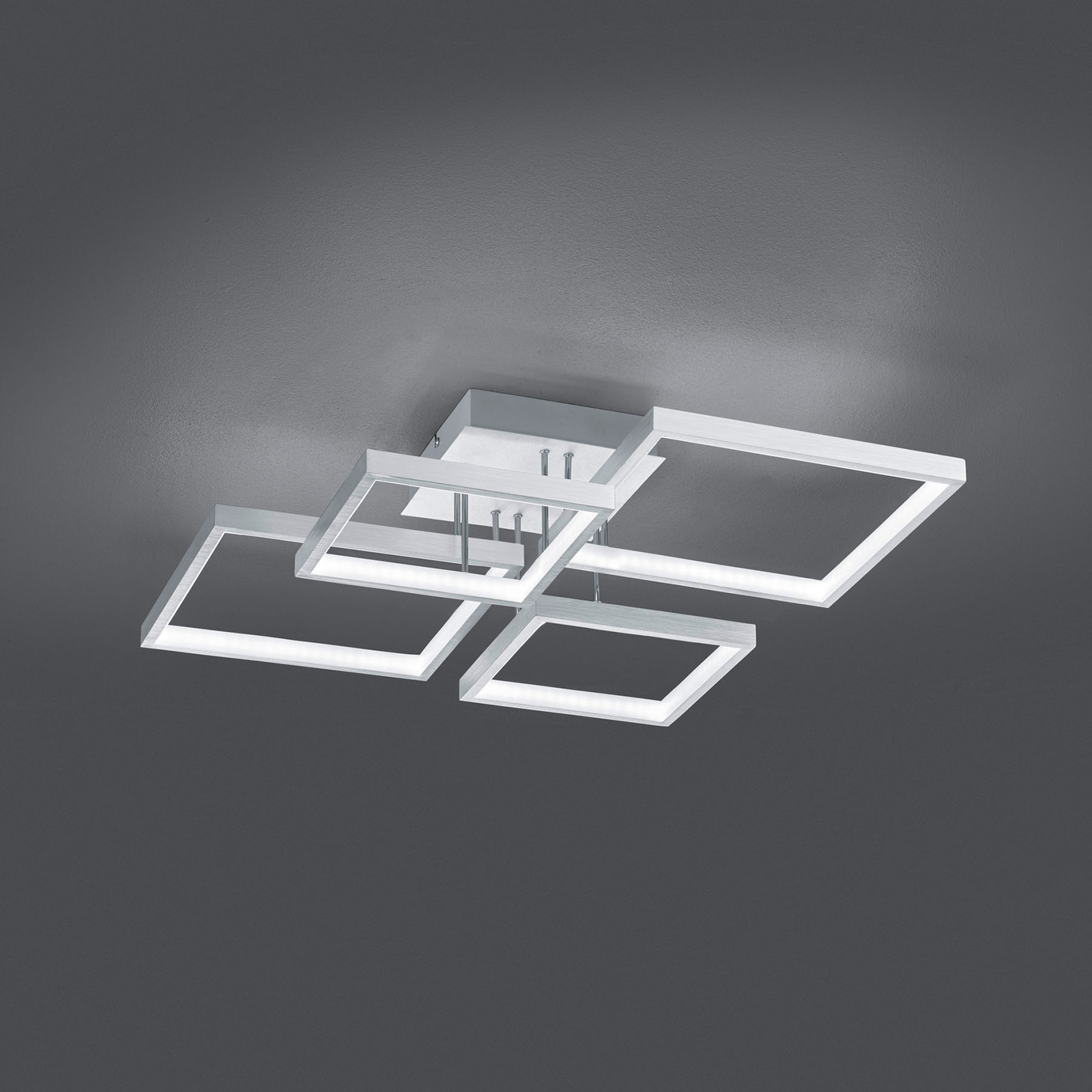 LED ceiling light Sorrento 52x52cm, dimmable