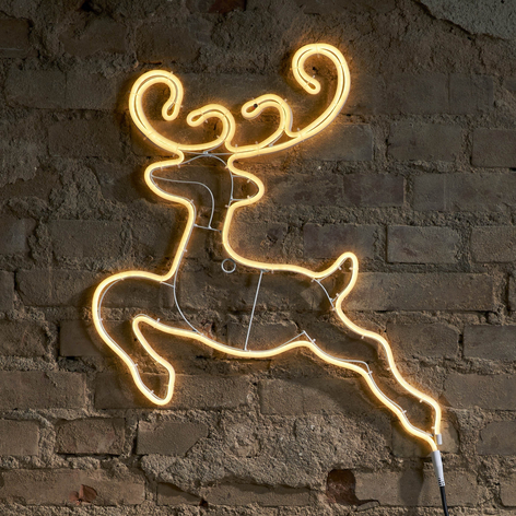 Silhouette de renne NeoLED pour l’extérieur