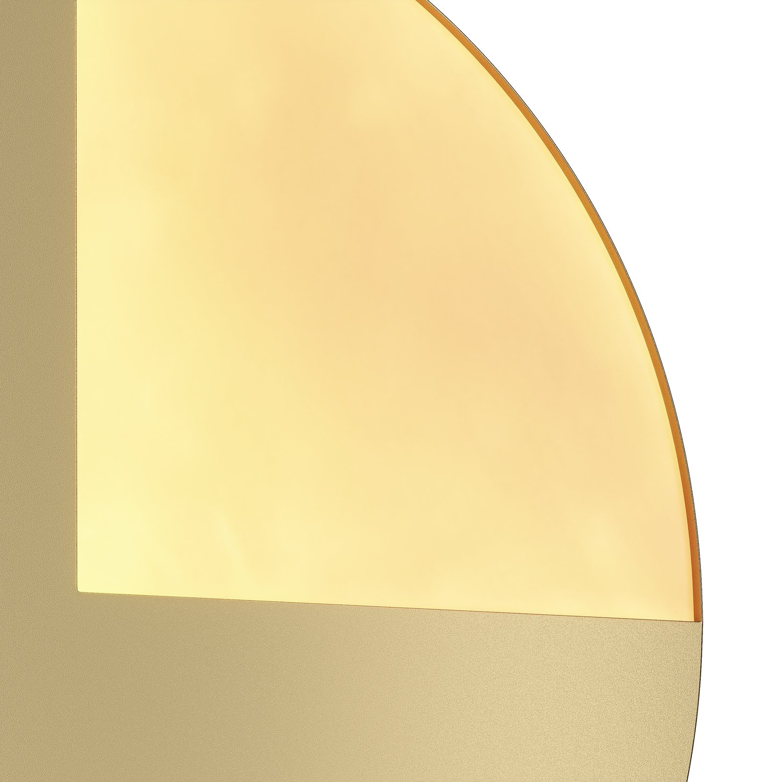 Maytoni Jupiter LED стенна лампа, златна, Ø 44,8cm