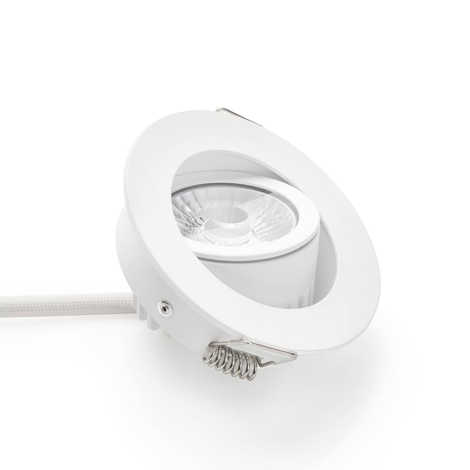 Oprawa wpuszczana LED Rico 6,5 W, biała