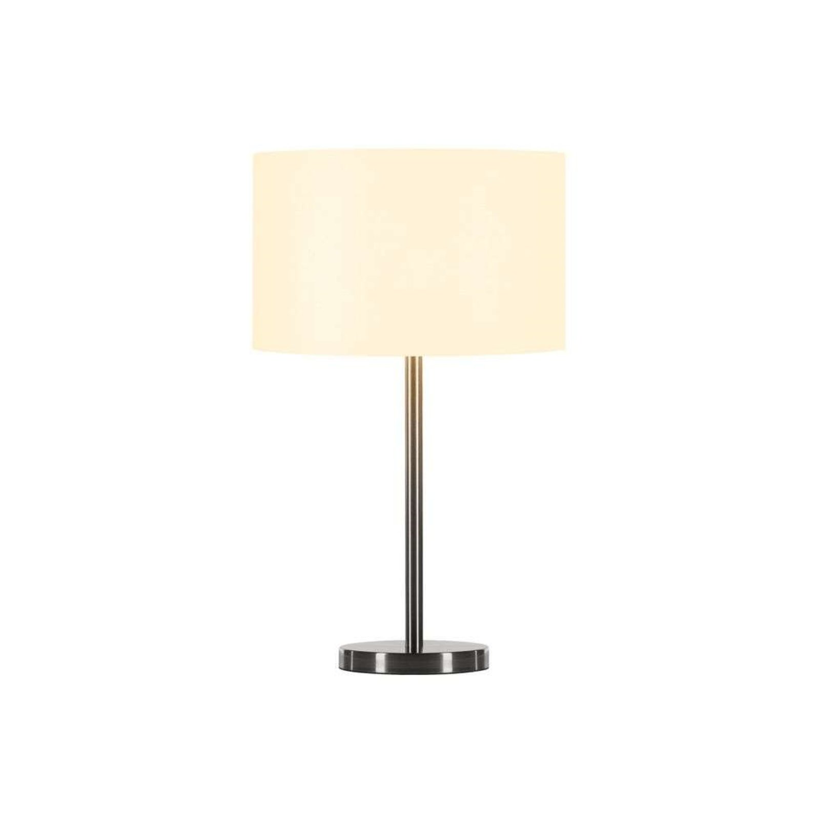 Fenda Lampă de Masă Ø45,5 White/Brushed Metal - SLV