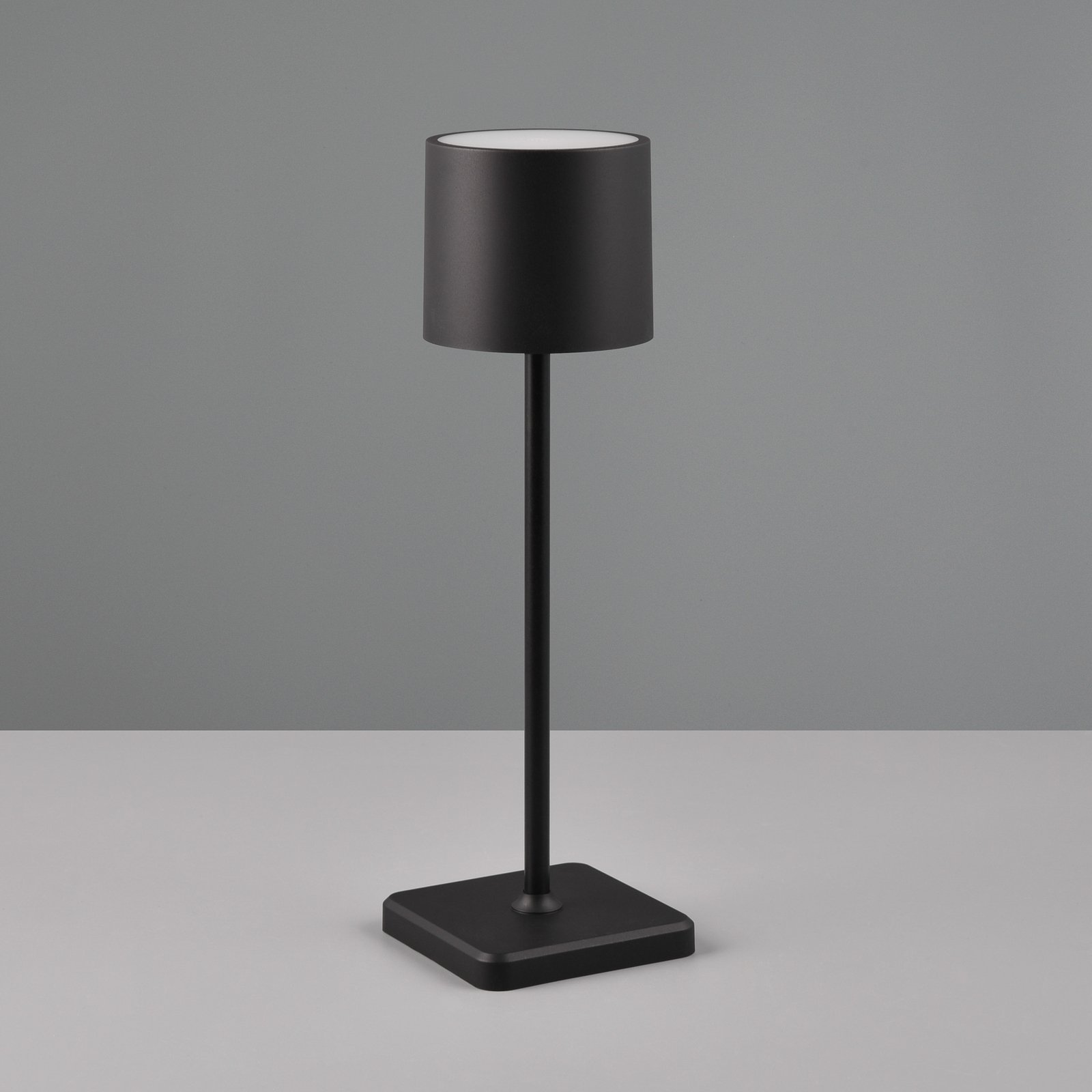 LED asztali lámpa Fernandez, dimm és CCT fekete