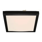 Plafón LED Fledo, 3.000 K, negro/blanco