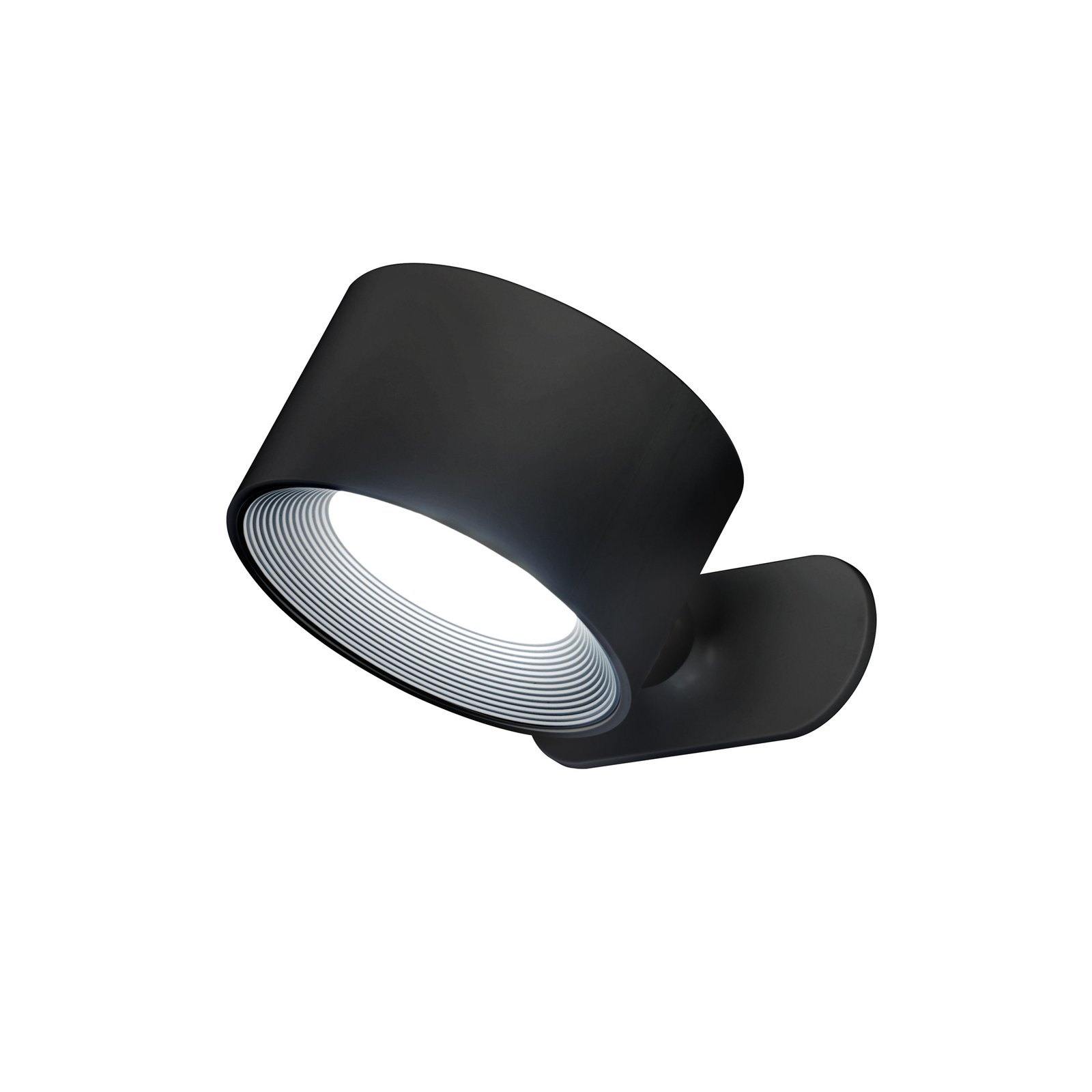LED wall light Magnetics, black, CCT, with magnet