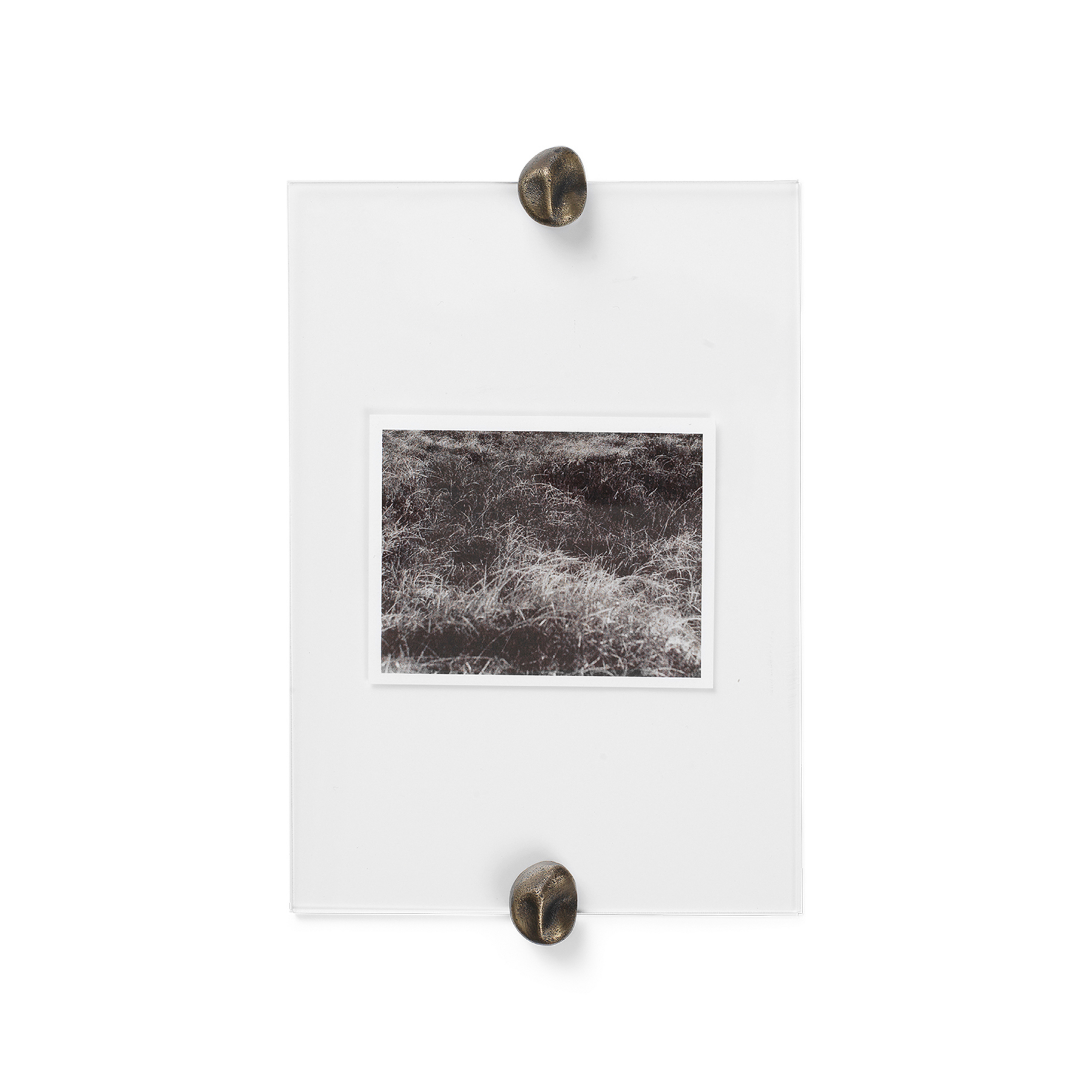 Gravel Picture Frame A5 Antique Brass - Ferm Living
