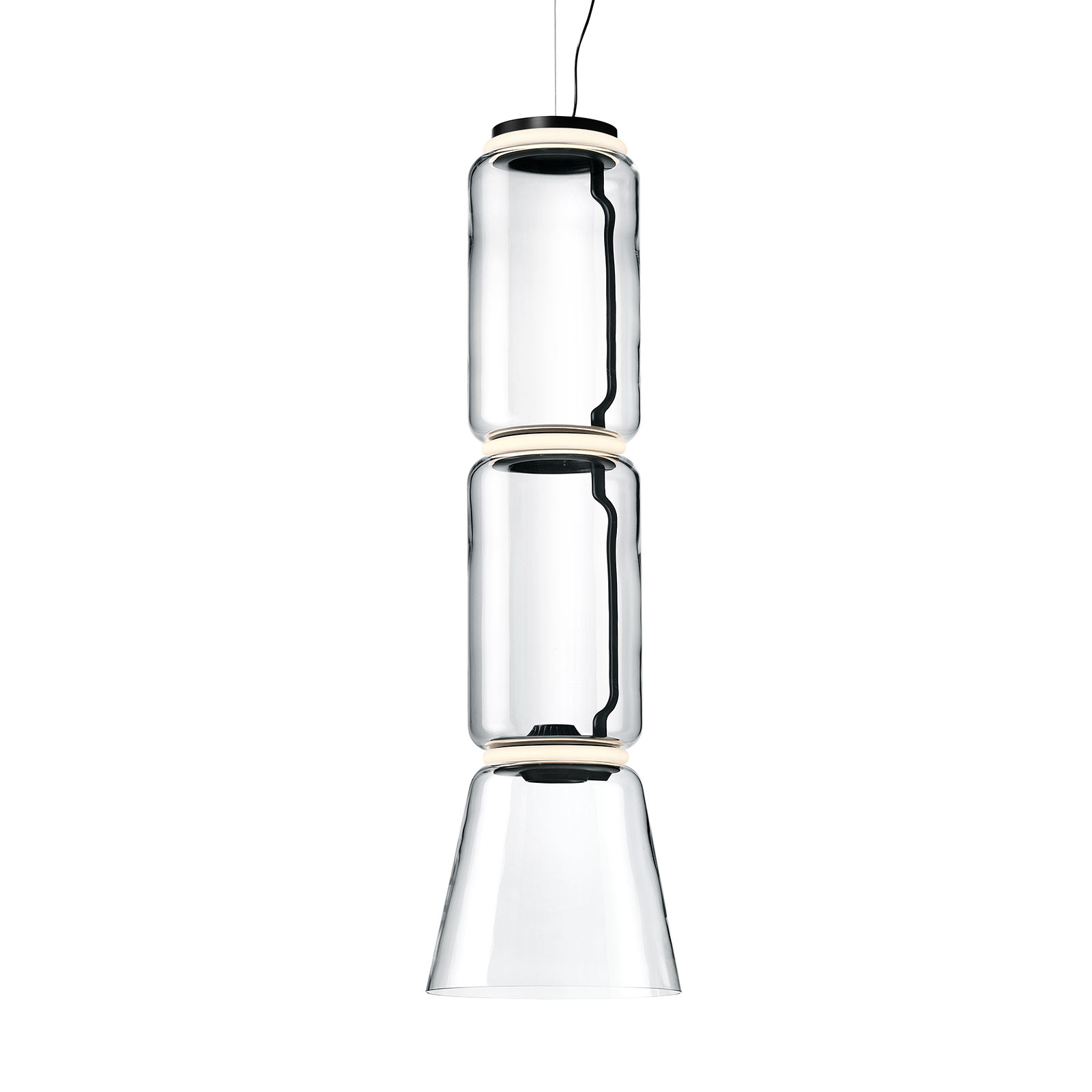 FLOS Noctambule Hängelampe Low Cylinder & Cone