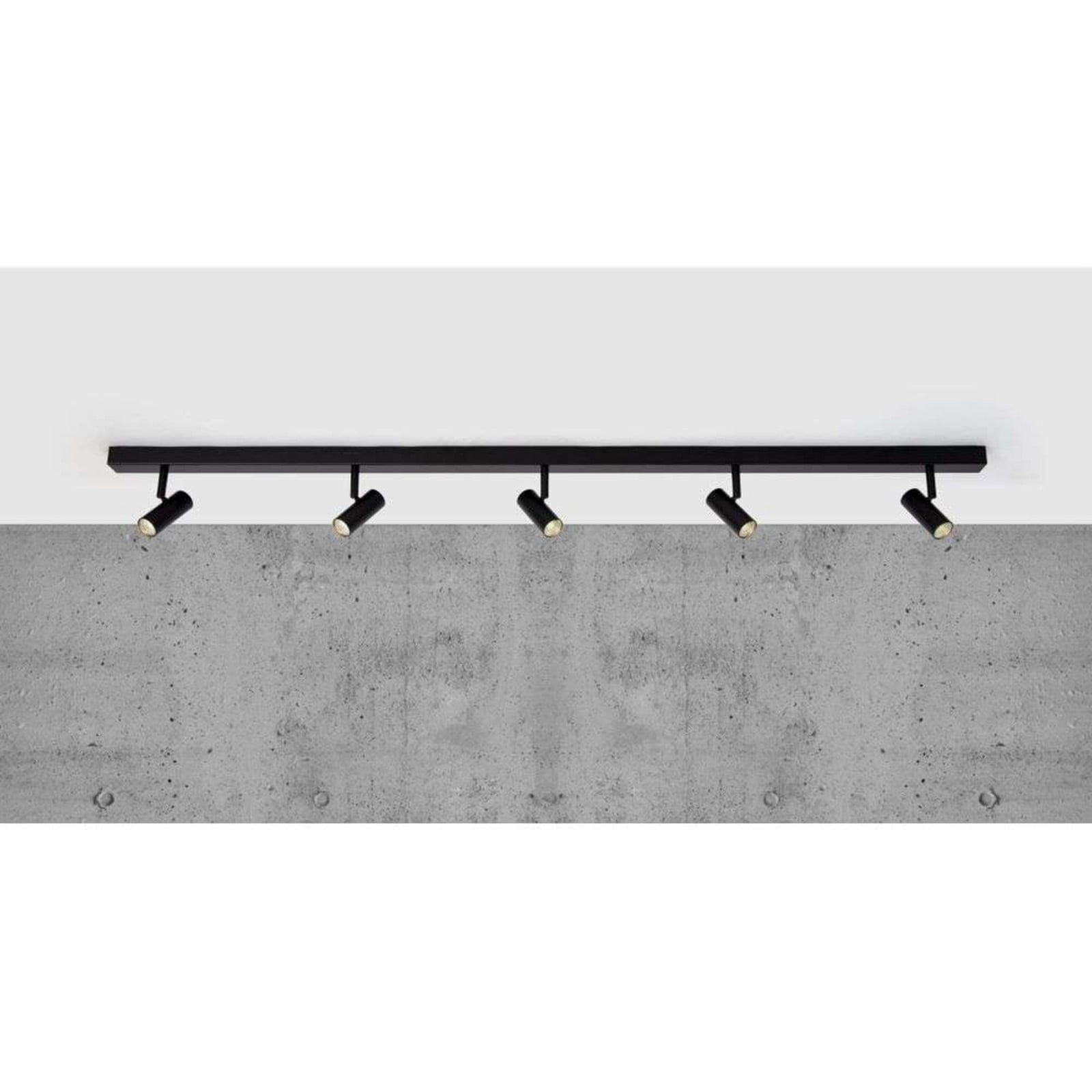 Omari 5 Plafond Black Nordlux - Vardagsrum - Plast
