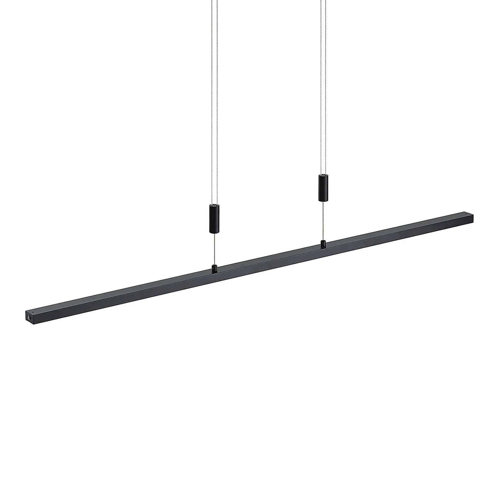 Lindby LED-ripustusvalaisin Arneja, musta, CCT, korkeussäädettävä