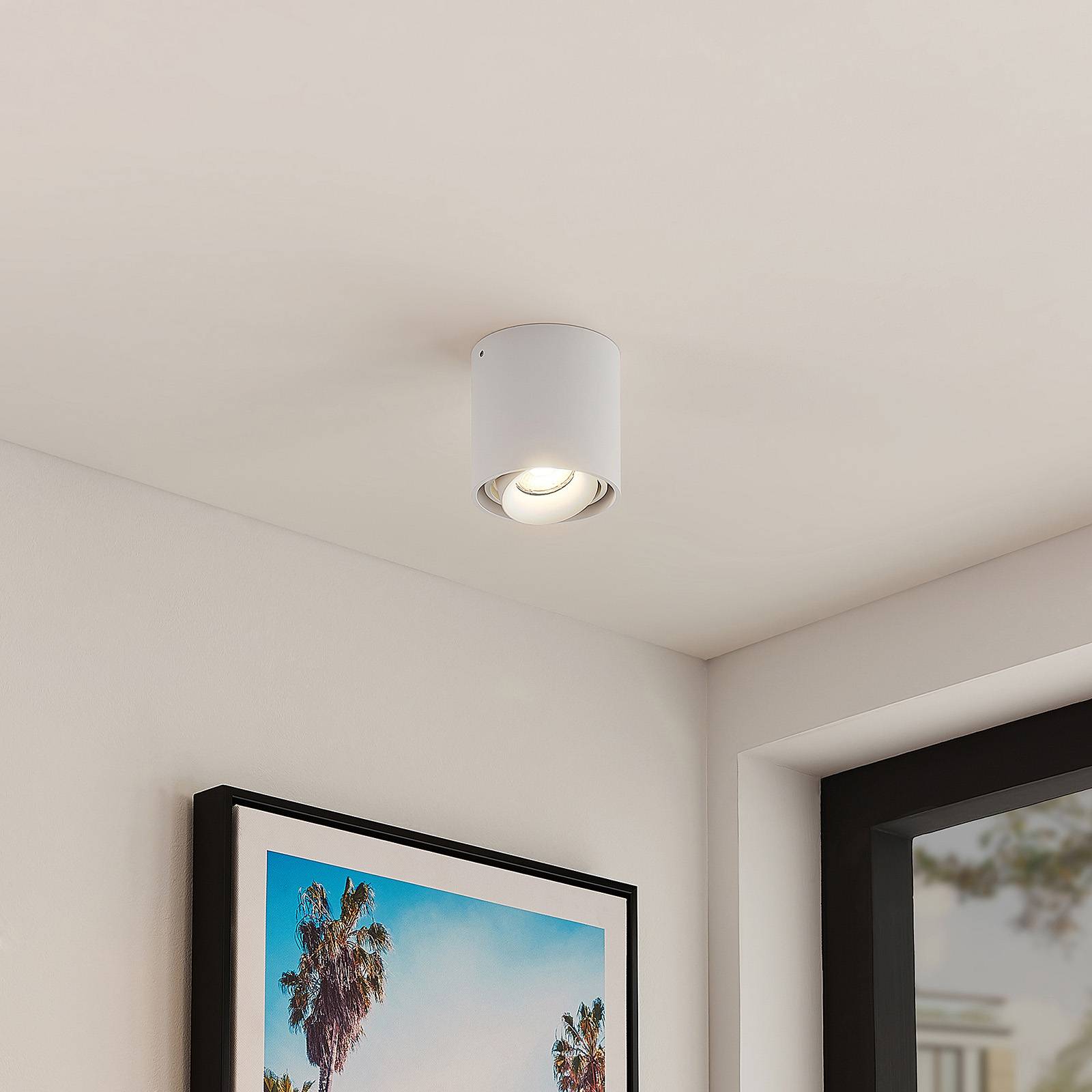 Arcchio Walza downlight, GU10, biały