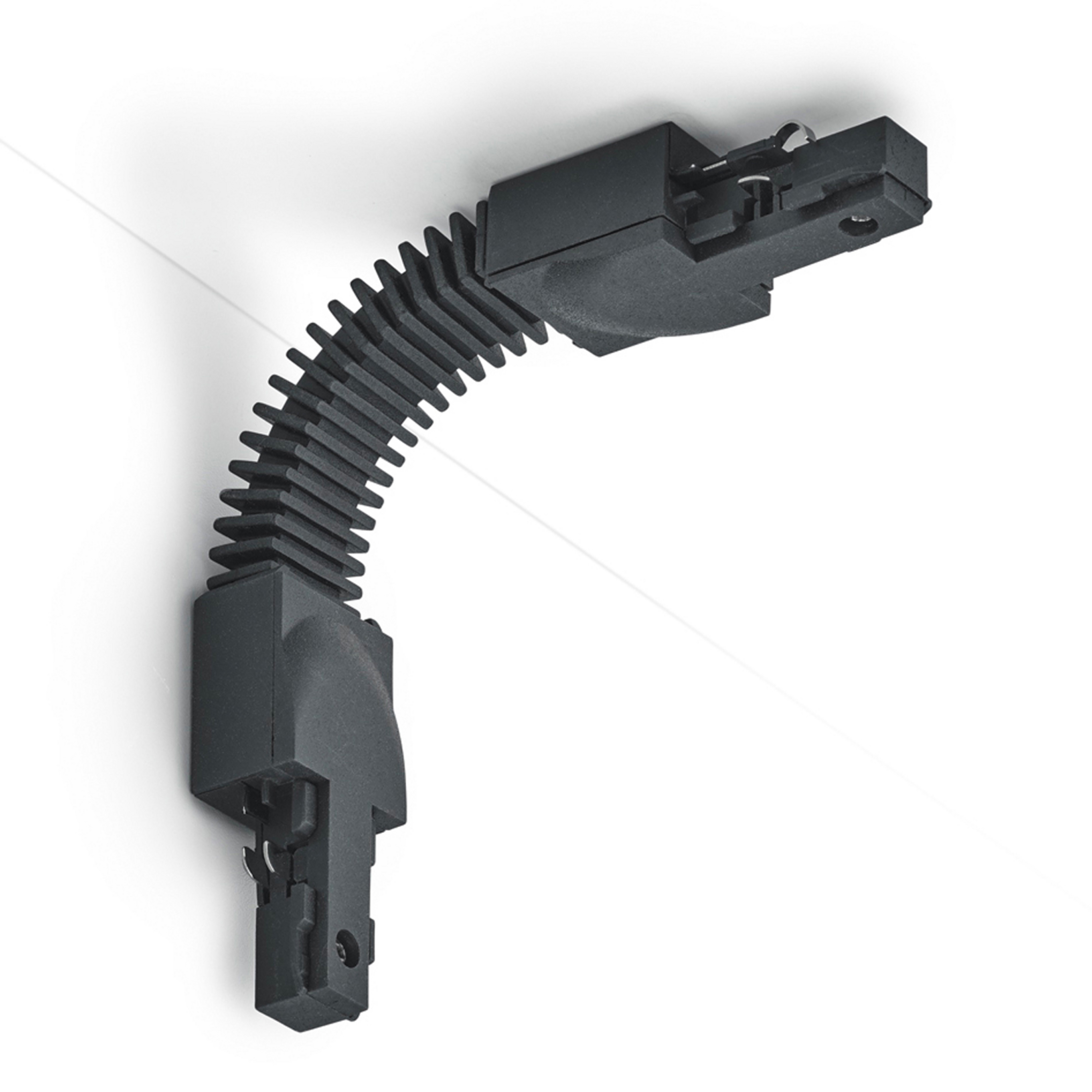 Conector flexível DUOline sistema bifásico, preto