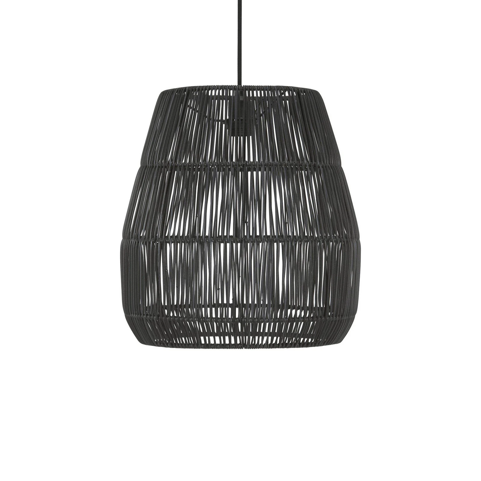 PR Home outdoor hanging light Saigon, black, Ø 38 cm, UK
