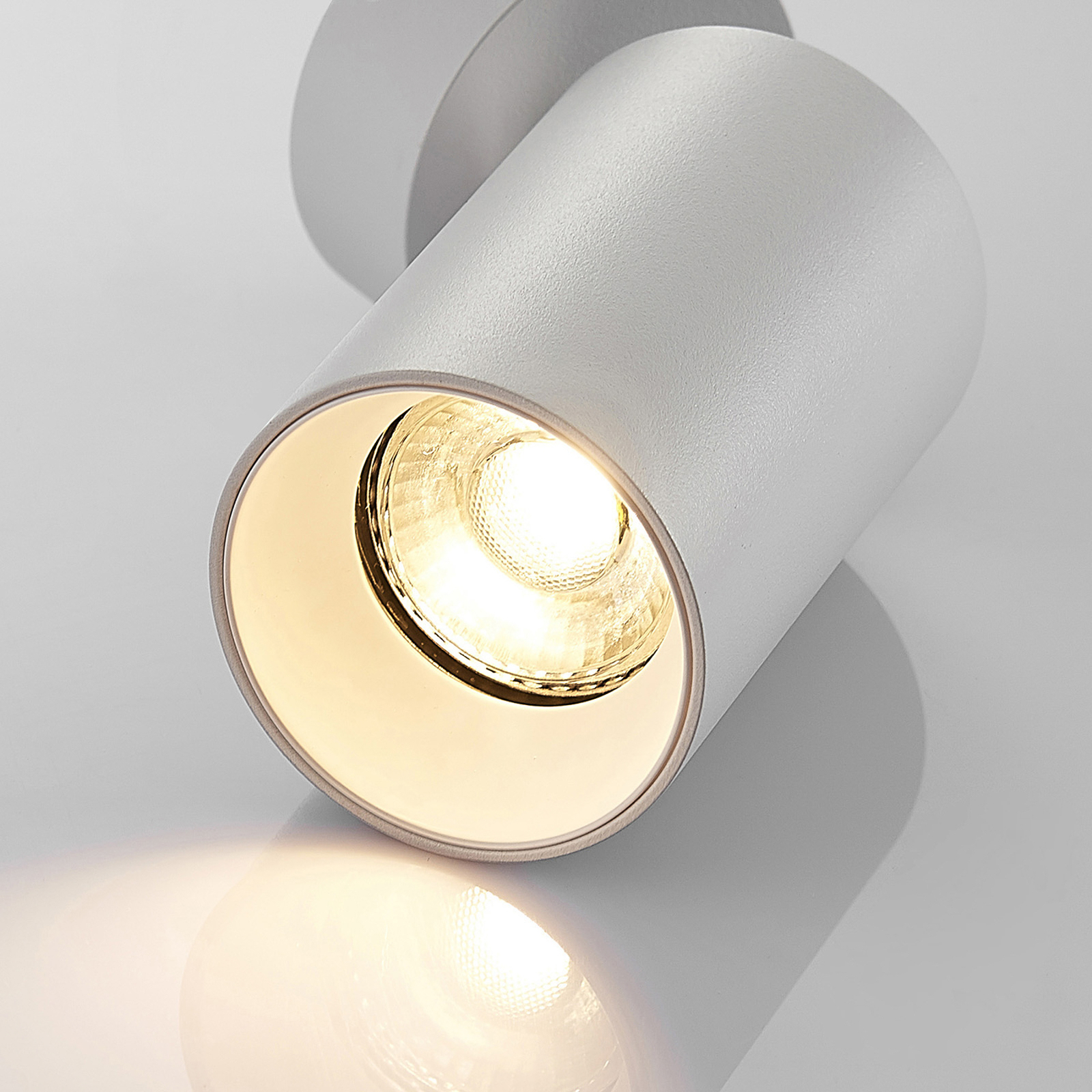 Arcchio Brinja spotlight round white 1-bulb 3-set
