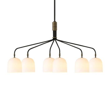 Howard 6 Chandelier Bone China - GUBI