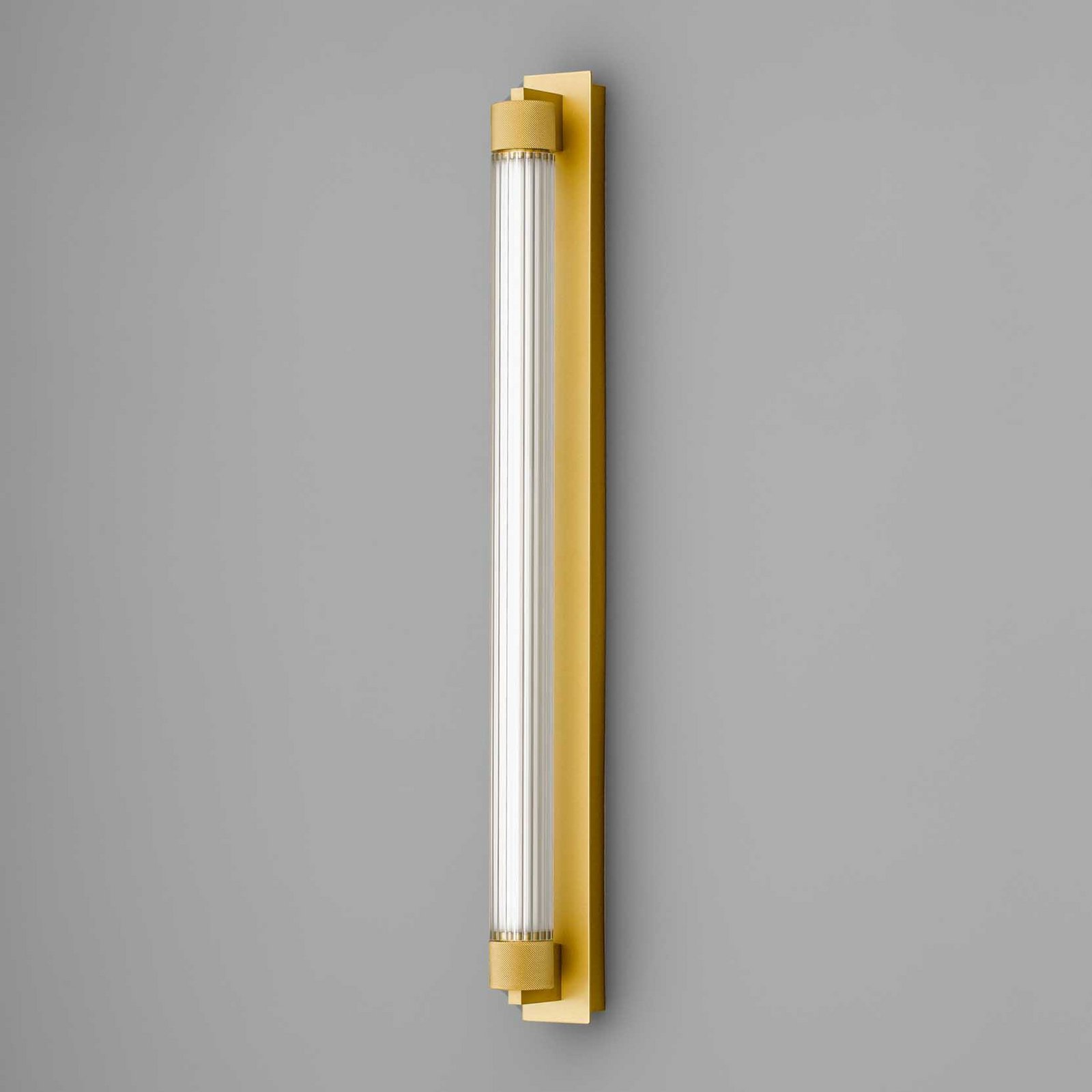OLEV LED-Wandlampe CHARMER, gold, Metall/Glas, 2.700 K, IP44