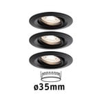 Paulmann Nova Mini Plus LED easydim 3 črna