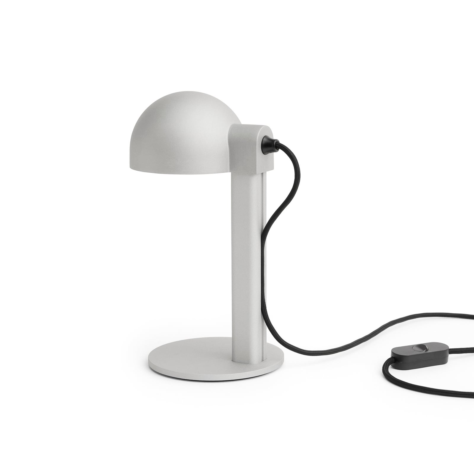 Posto bordlampe, sølv/grå, høyde 28 cm, E14, aluminium – HAY Posto bordlampe, sølv/grå, høyde 28 cm, E14, aluminium – HAY