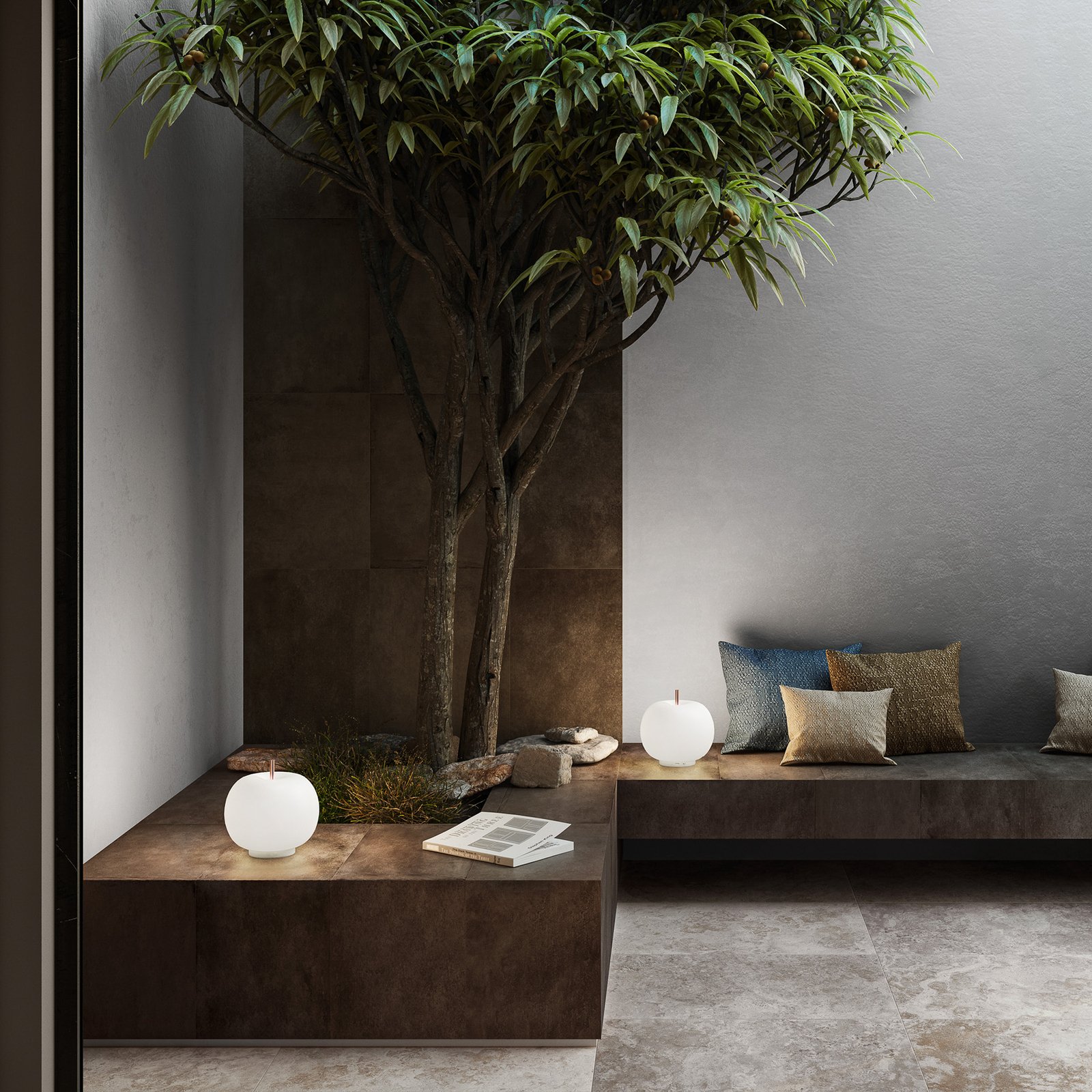Kushi 16 Table Lamp Brass - KDLN