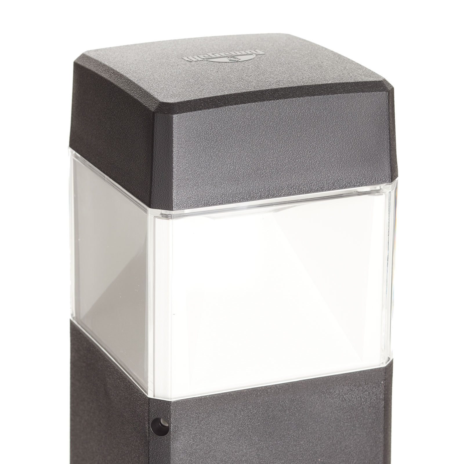 LED-veilampe Elisa 800, svart, klar, 10W CCT