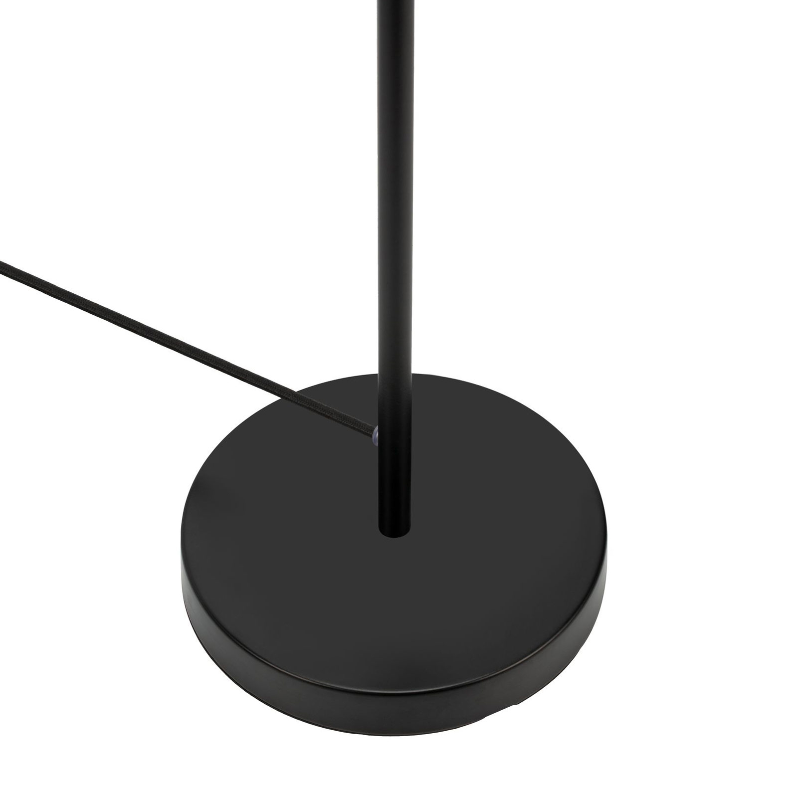 Pauleen Black Mesh stojaca lampa z čierneho kovu