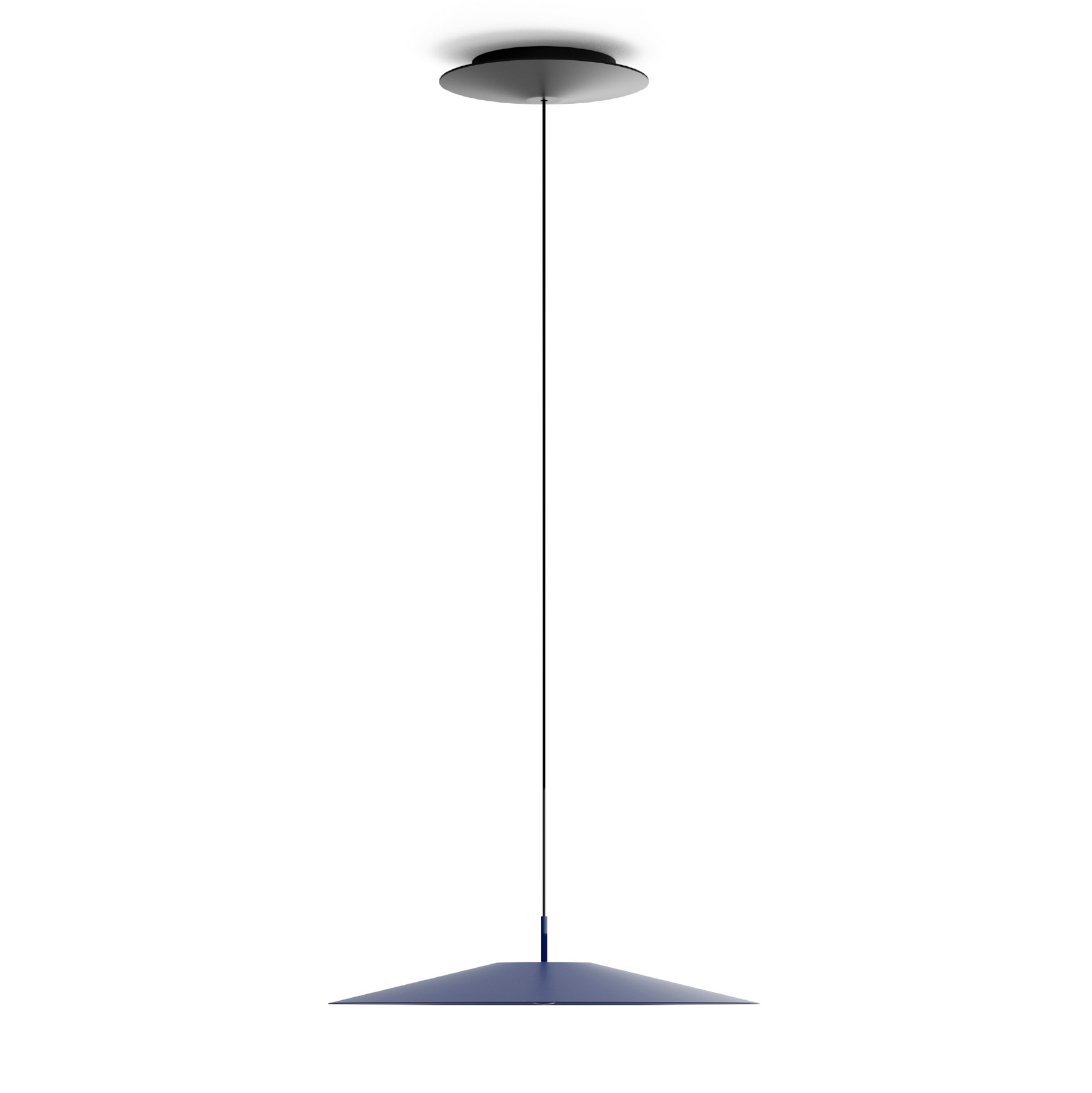 Luceplan Koinè LED-Hängeleuchte 927 Ø37cm blau