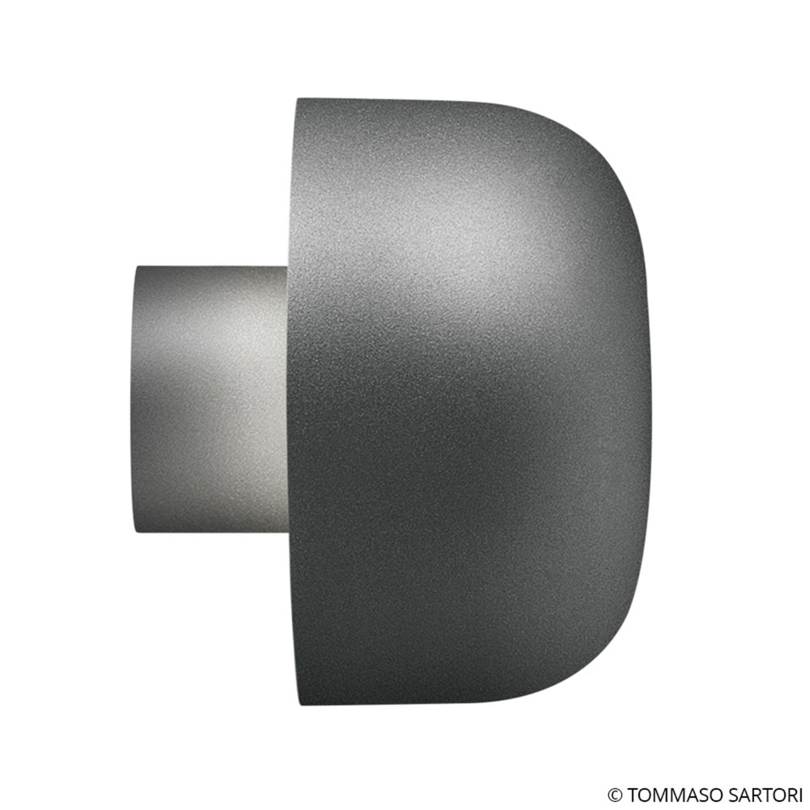 Flos FLOS Bellhop outdoor wall light 4,000 K anthracite, aluminium, steel, stainless steel, 8 W, energy efficiency: A+