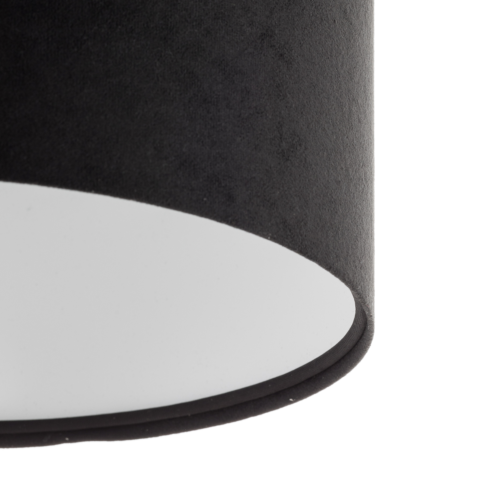 Deckenleuchte 080, dreiflammig, schwarz-weiß | Lampenwelt.at