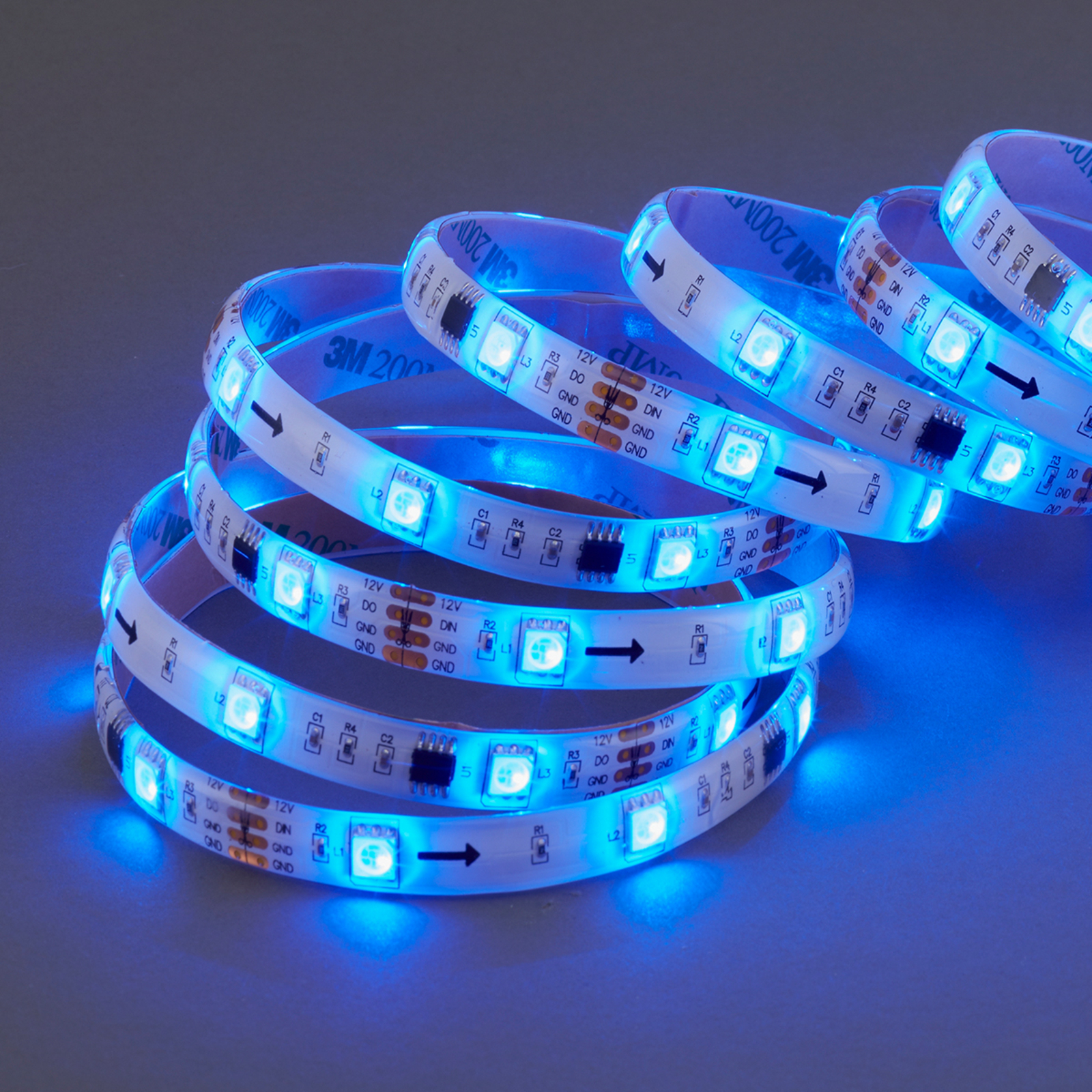 Strip LED RGB da 500 cm - 164 funzioni di luce