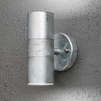 Modena 7571 outdoor wall light 2-bulb, galvanised