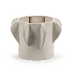FLOWER POT 02 M BEIGE MOLLY blomsterpotte, keramik, højde 24 cm