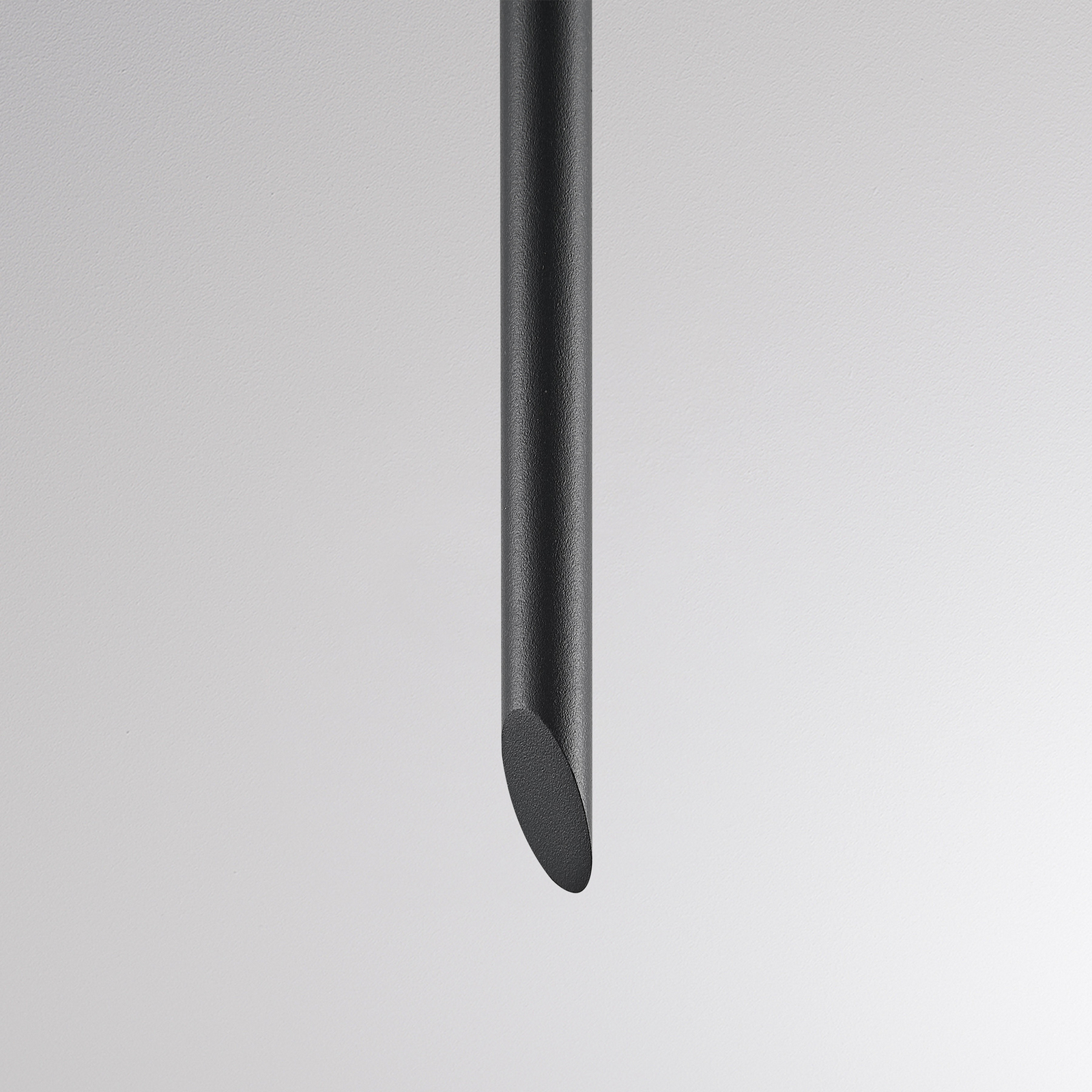 Słupek ogrodowy CHOPA II, antracytowy, wysokość 60 cm, metalowy