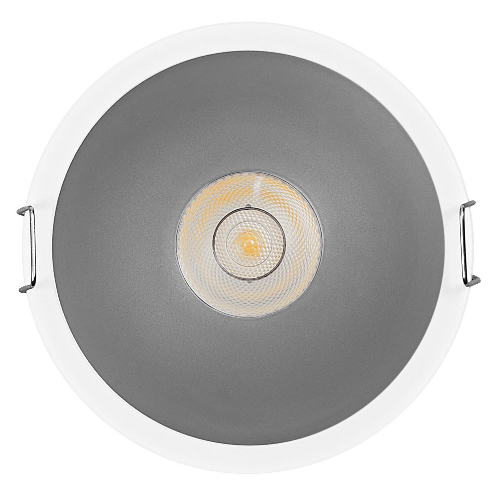 OSRAM LED-Einbauspot TWIST, weiß/silber, 830 Ø 9,3 cm Metall