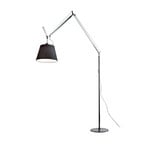 Tolomeo Mega Lampadar ø320 Black Satin/Aluminium - Artemide