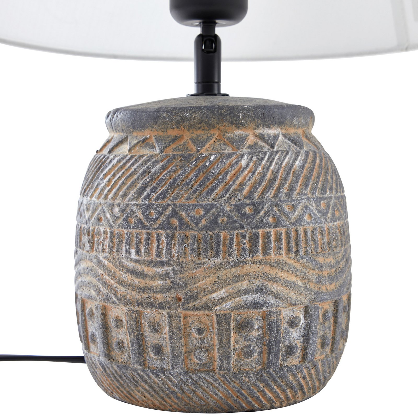 Aelith Stolní Lampa Ø30 Bílá/Šedá - Lindby