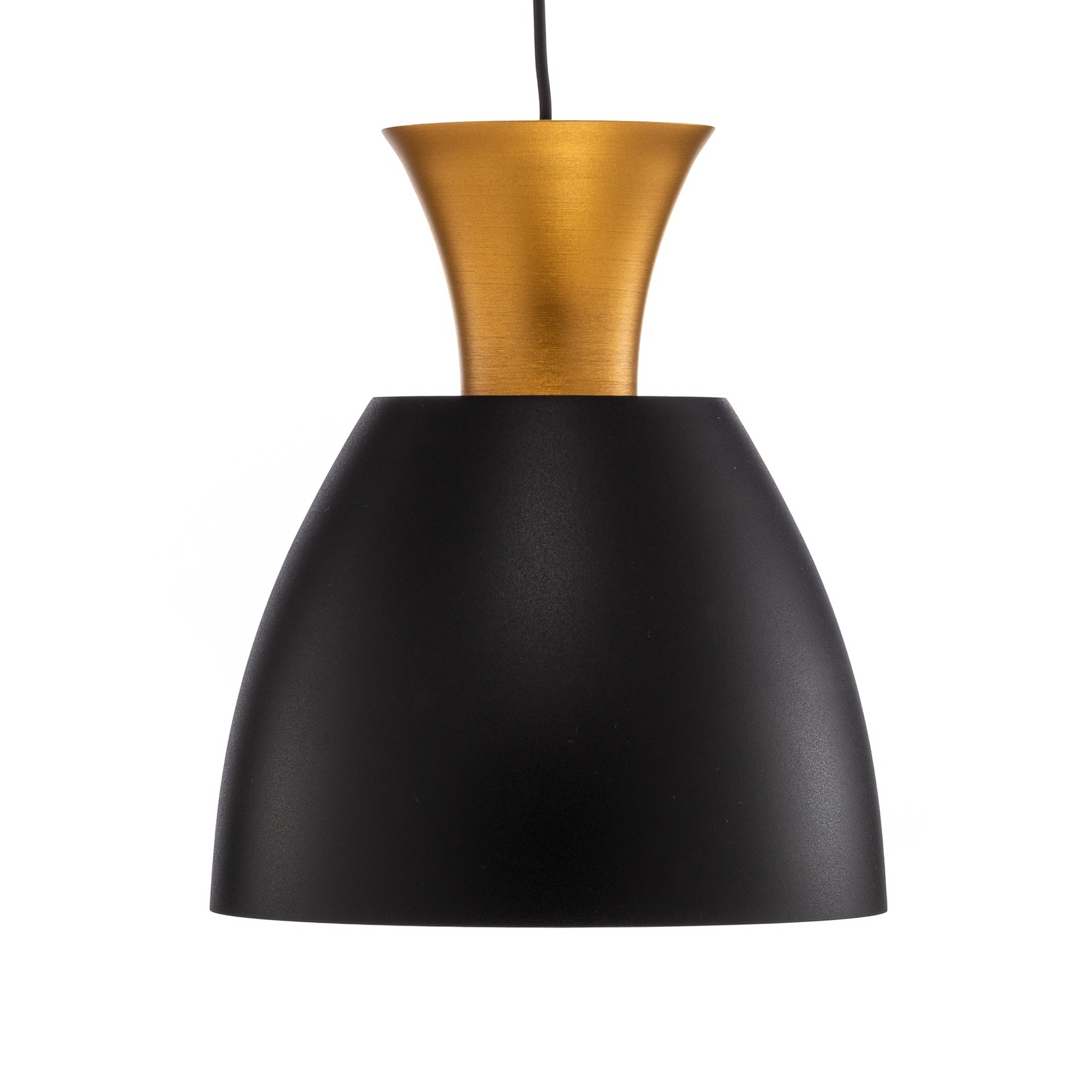 LED pendant light Studio Line 51229, black/brass, Ø 20 cm