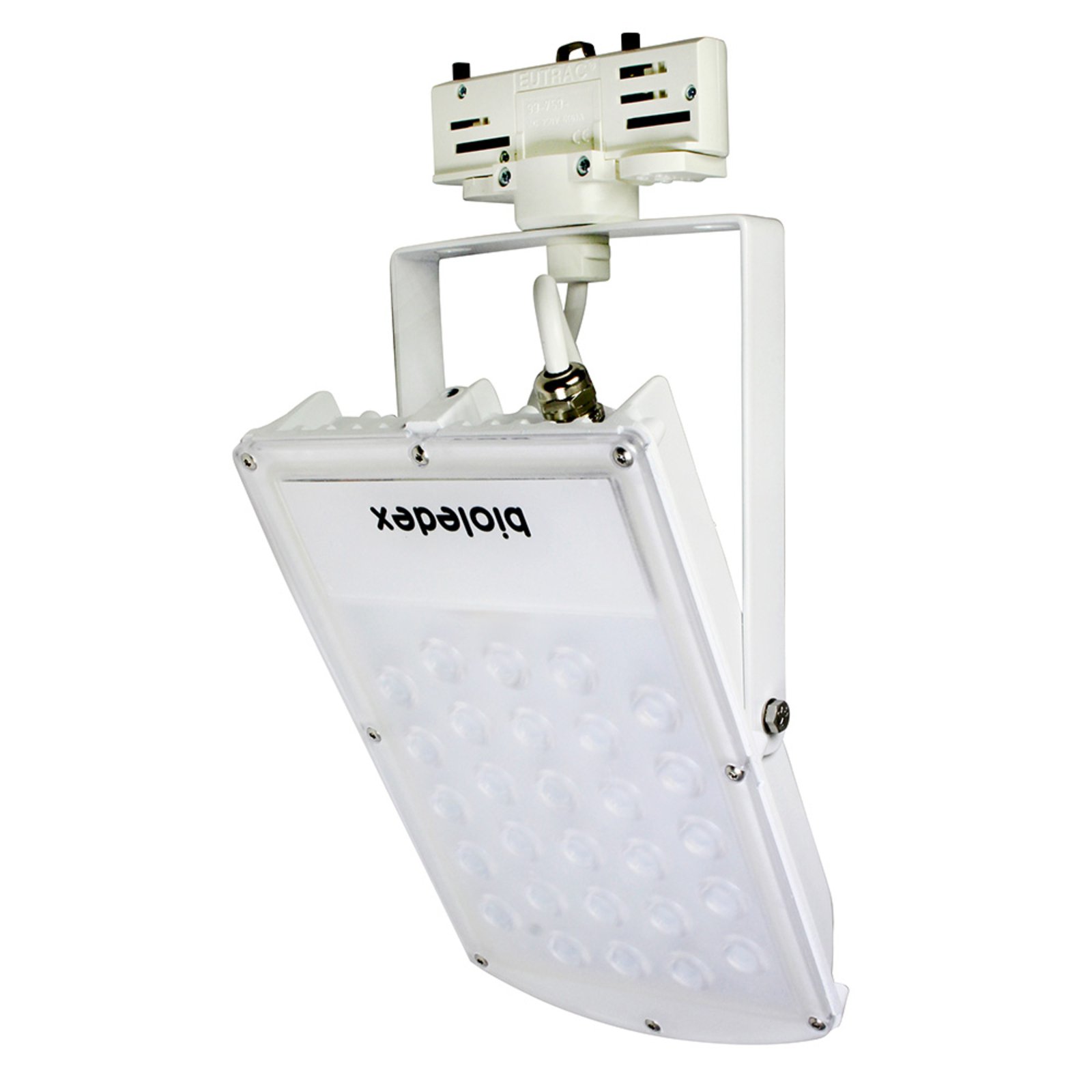 BIOleDEX Astir LED spotlight 3-circuit 70° white 30W 4,000K, metal, plastic, 30 W, energy efficiency: A+, L: 13.5 cm, W: 3.8 cm, H: 30 cm