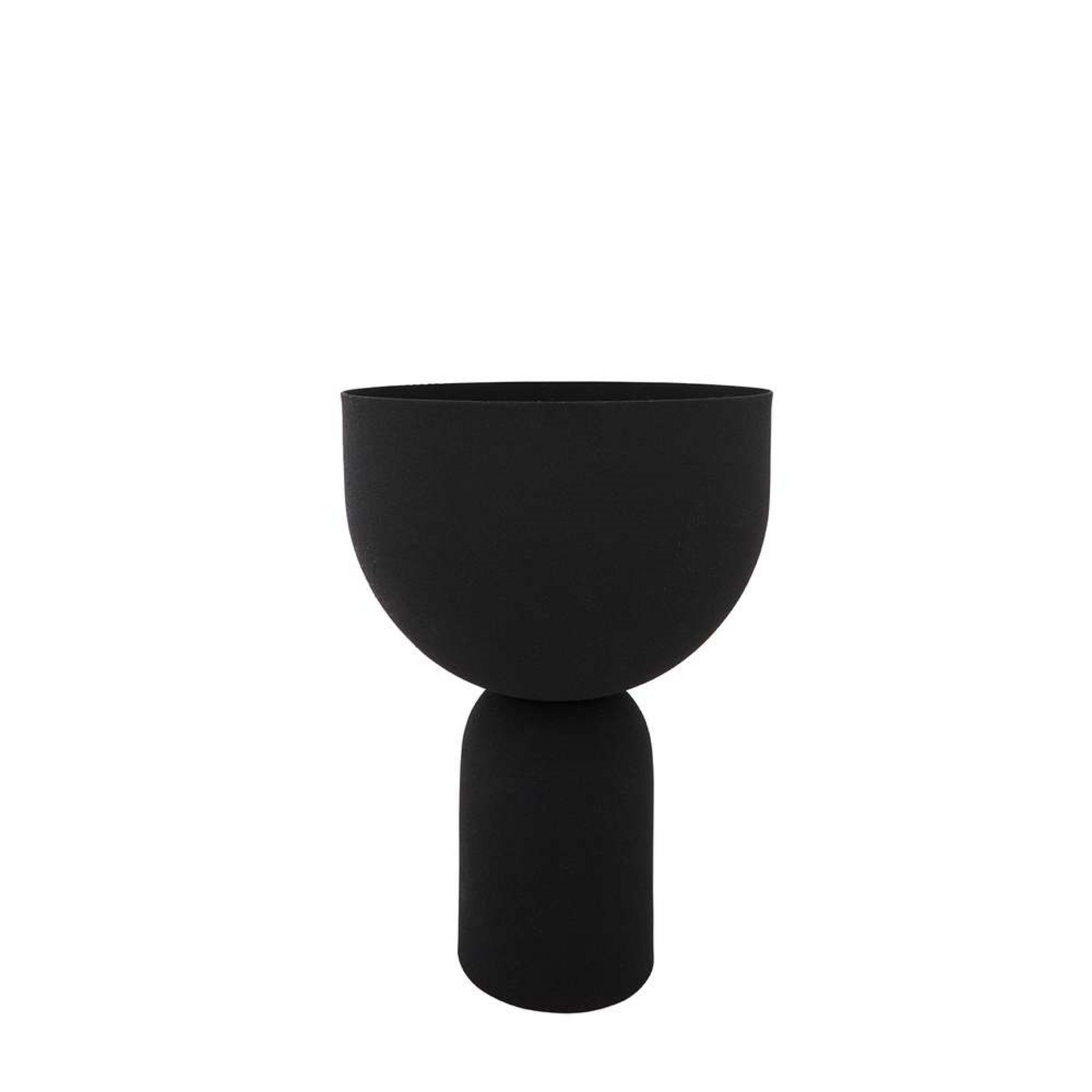 Torus Vaso per Piante Ø22 Nero/Nero - AYTM