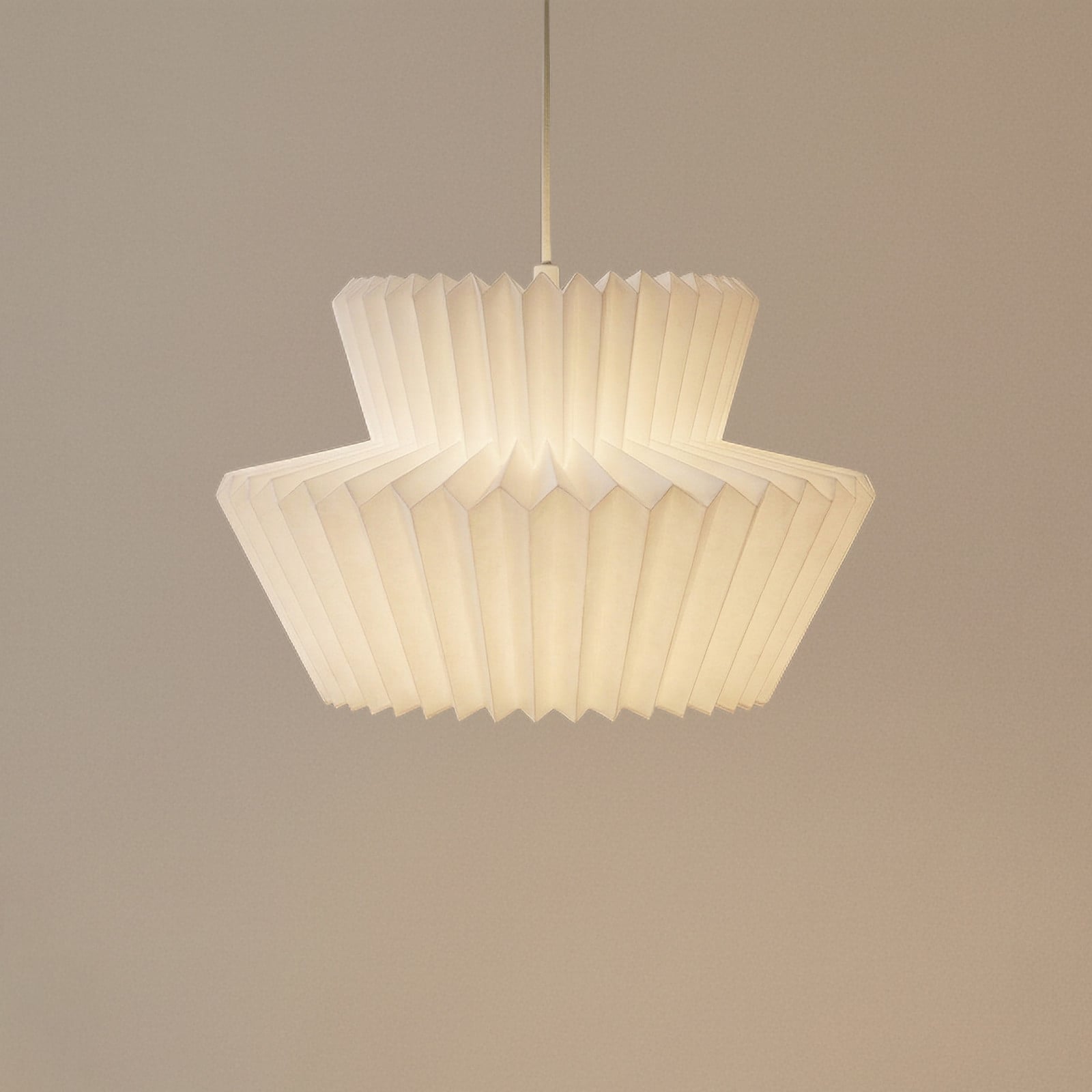 Lindby Λευκό Κρεμαστό Φωτιστικό Magali, Χαρτί, Ø 45 Cm, E27