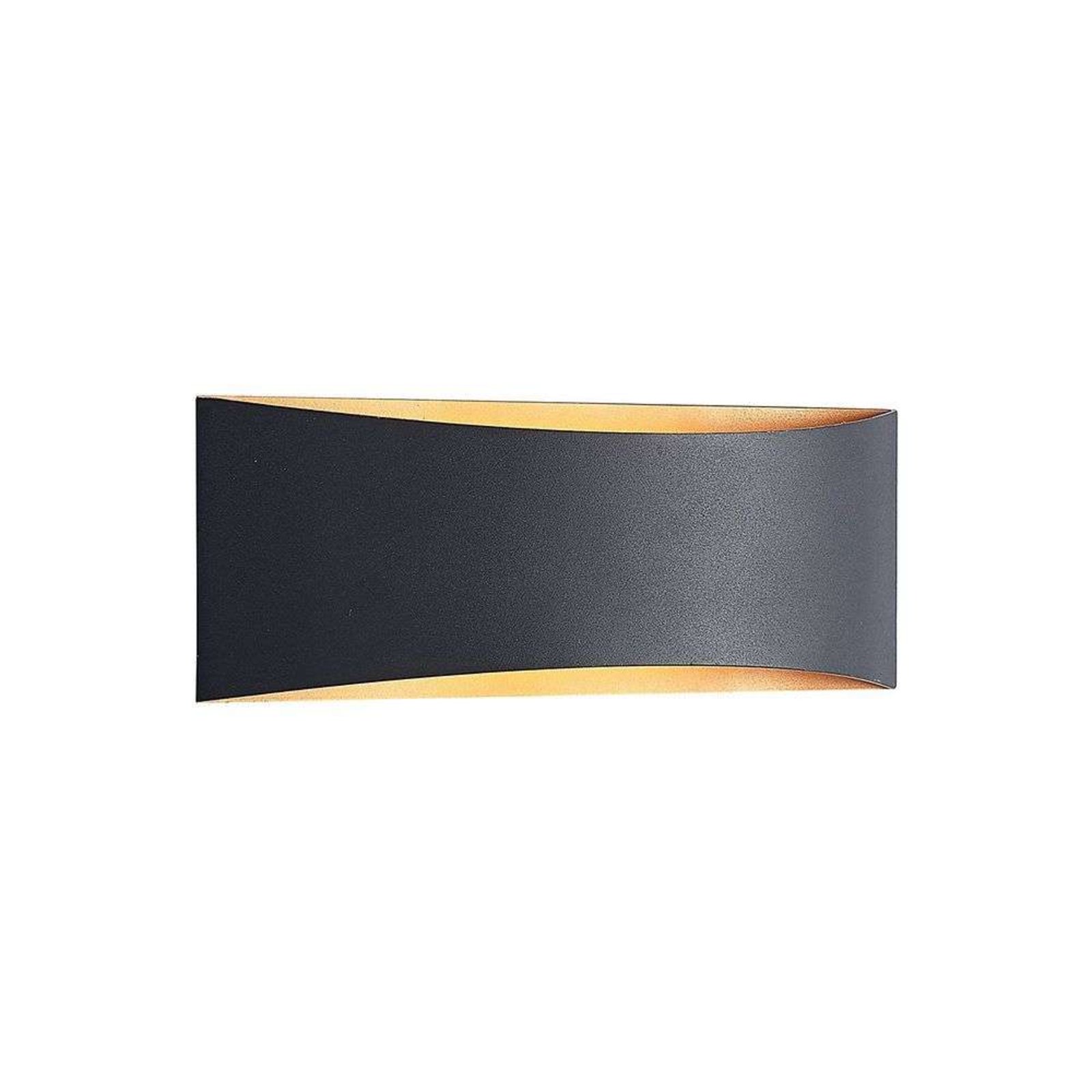 Danta Wall Lamp Black/Gold - Arcchio