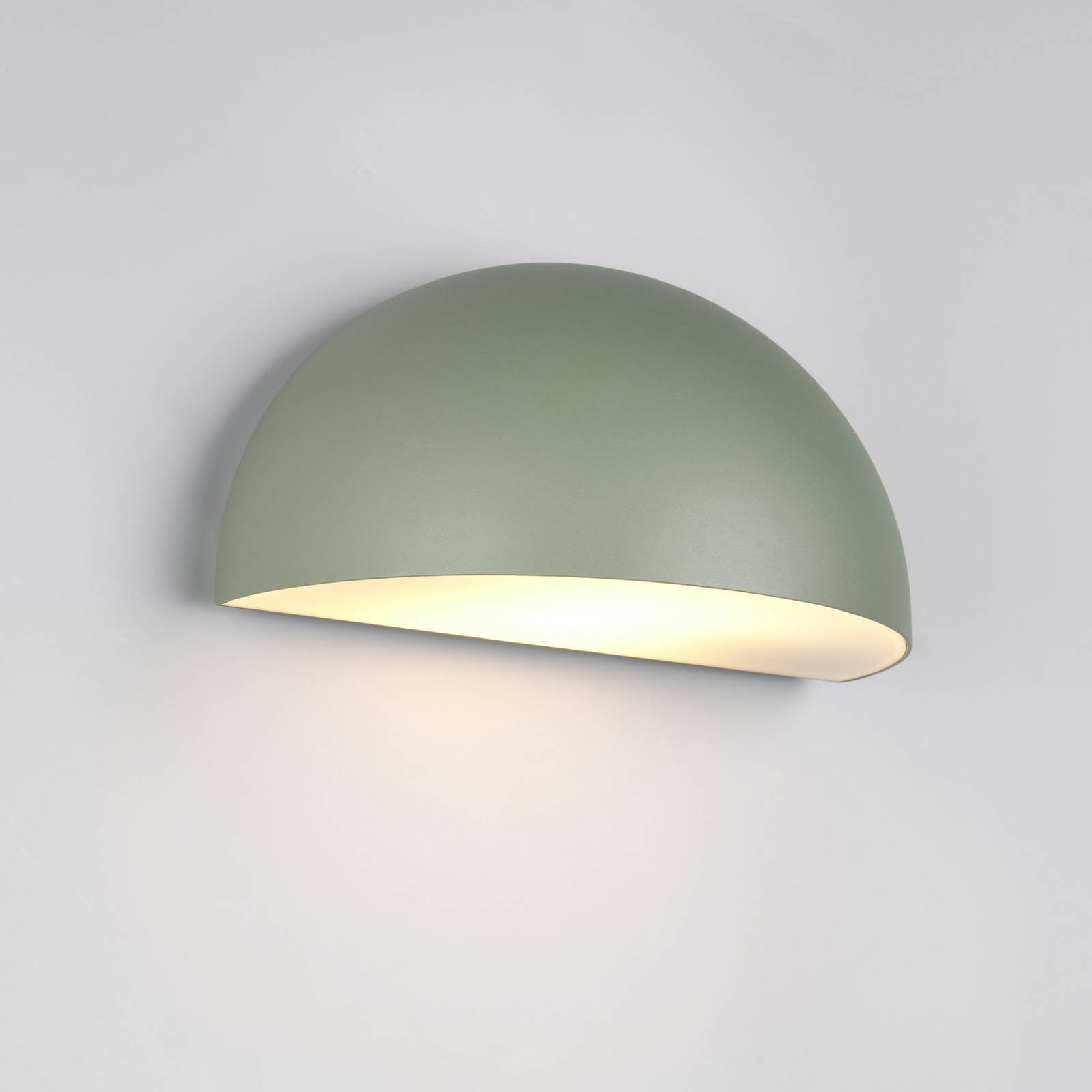  Trio Lighting Außenwandleuchte Maas, Grün, Breite 27 Cm, Metall, Ip44 