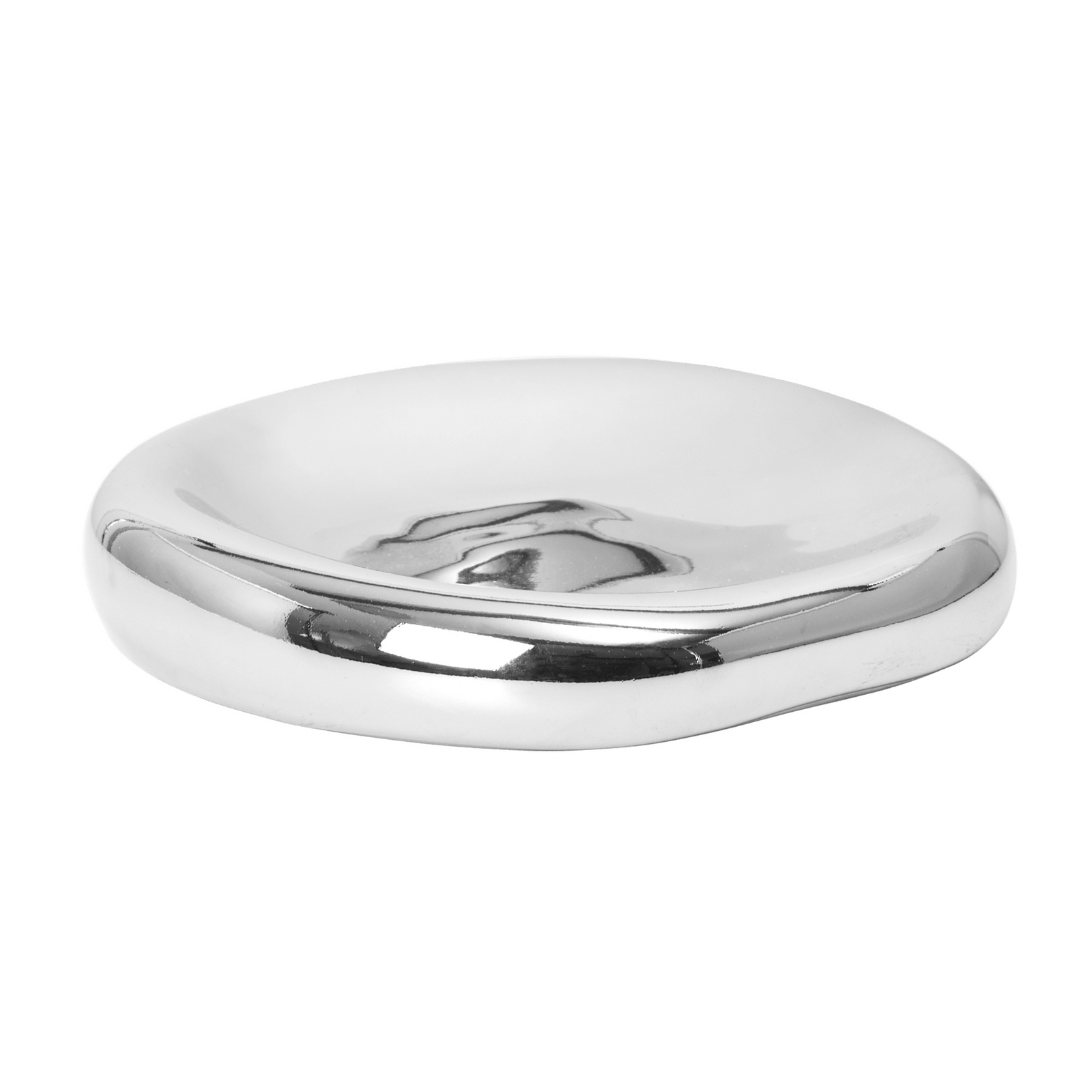 Bellure Schale, silber, galvanisiert, Ø 17 cm - ferm LIVING