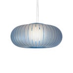Kartell Teresa Frozen pendant light, sky blue, Ø 50 cm, E27