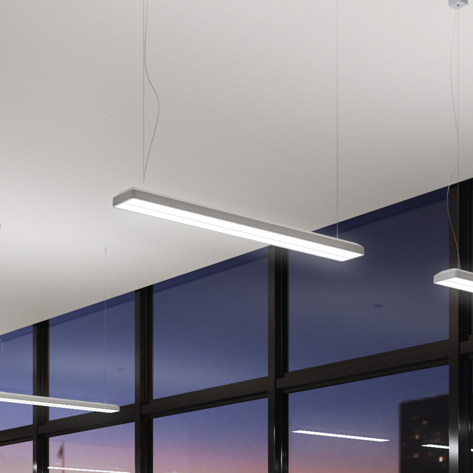 Siteco Taris hanglamp LED Dali elektronisch voorschakelapparaat 151cm