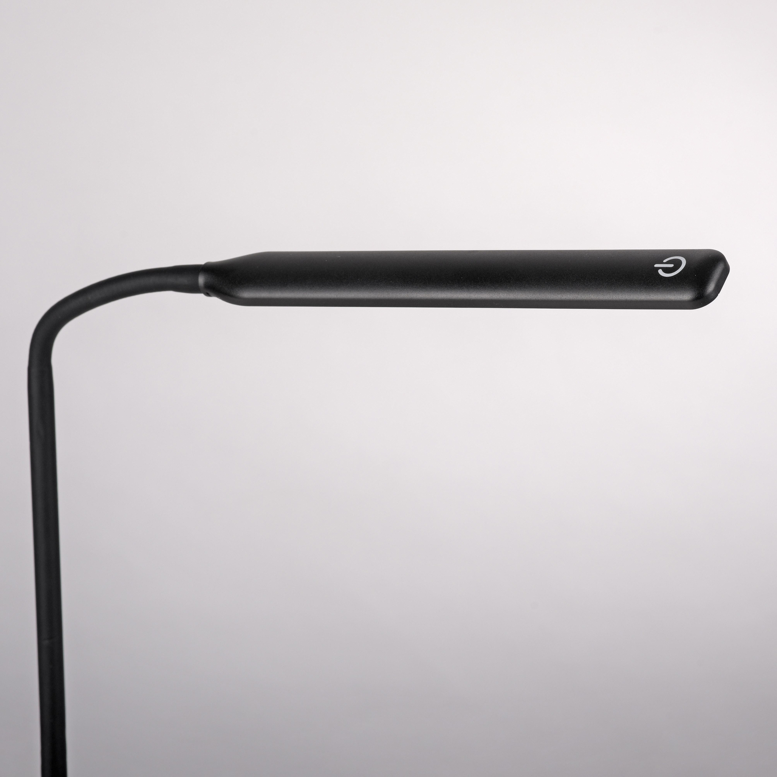 JUST LIGHT. Lampe de table LED Elly, ABS, CCT, intensité variable noir