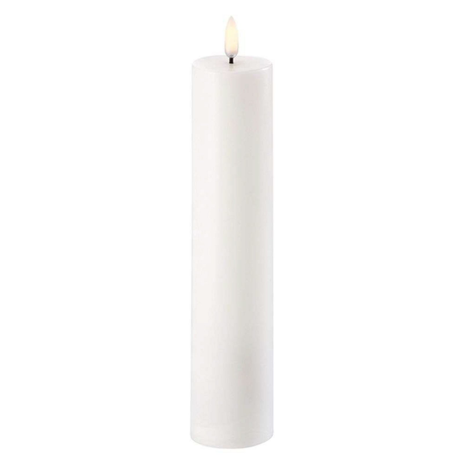 Pillar Candle LED Nordic White 4,8 x 22 cm - Uyuni Lighting