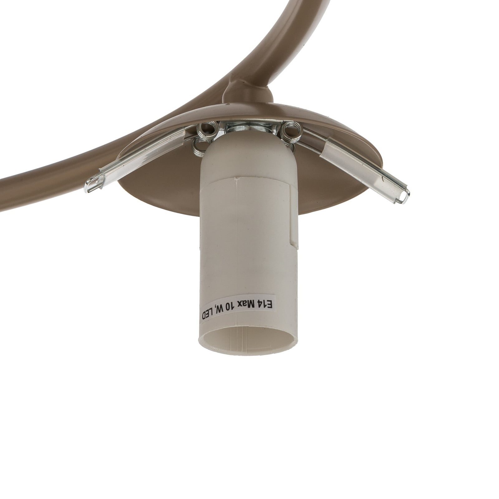 Plafoniera Sopra, beige, Ø 47 cm, a 3 luci, vetro/metallo, E14 Plafoniera Sopra, beige, Ø 47 cm, a 3 luci, vetro/metallo, E14