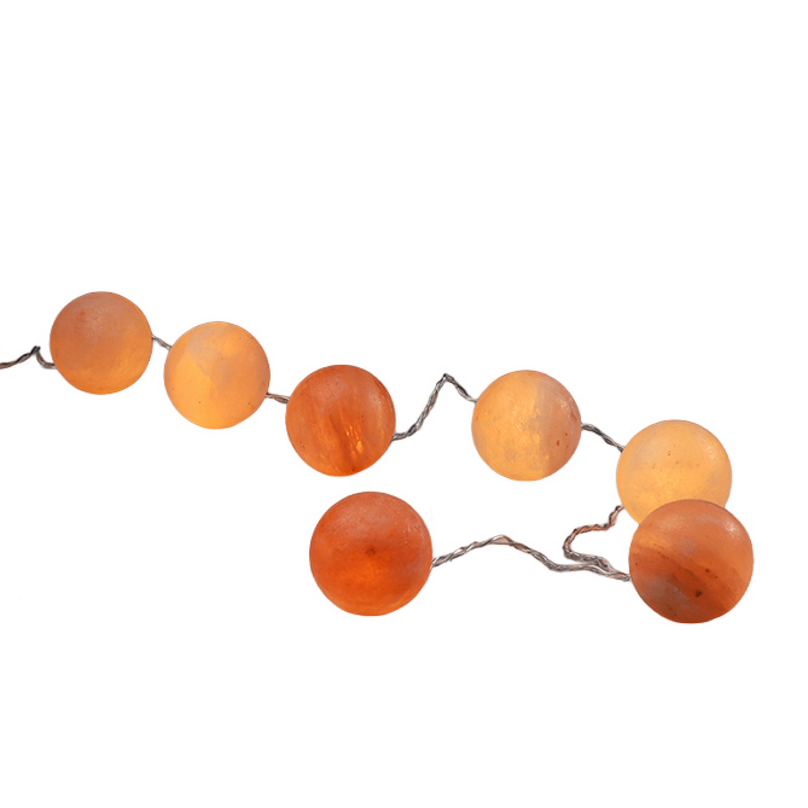 Guirlande lumineuse Cristaux lumineux Boule, cristaux de sel ambre Guirlande lumineuse Cristaux lumineux Boule, cristaux de sel ambre