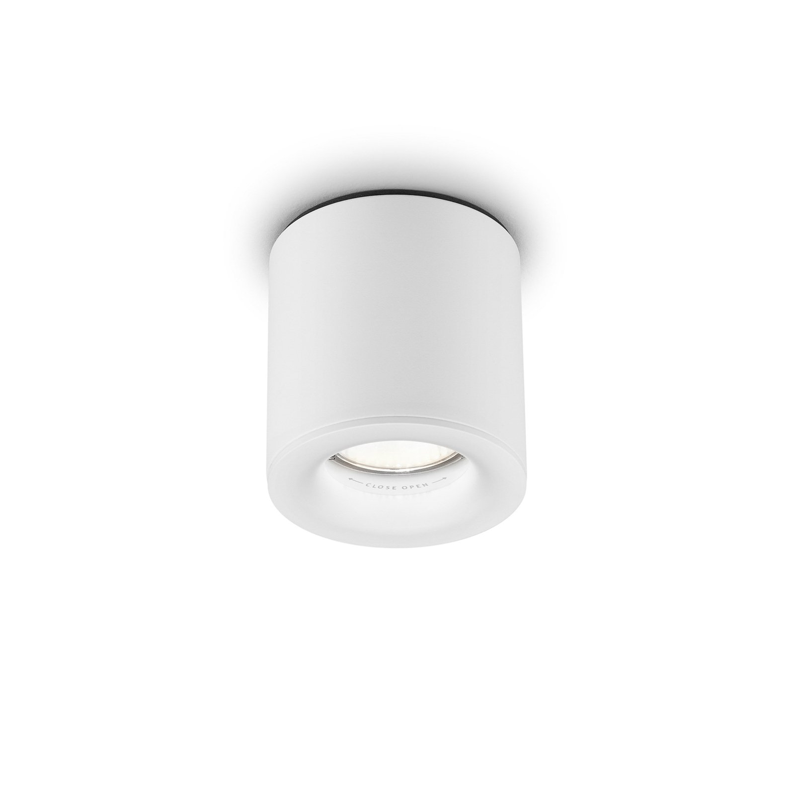 Helestra Lot outdoor ceiling light, aluminium, IP65